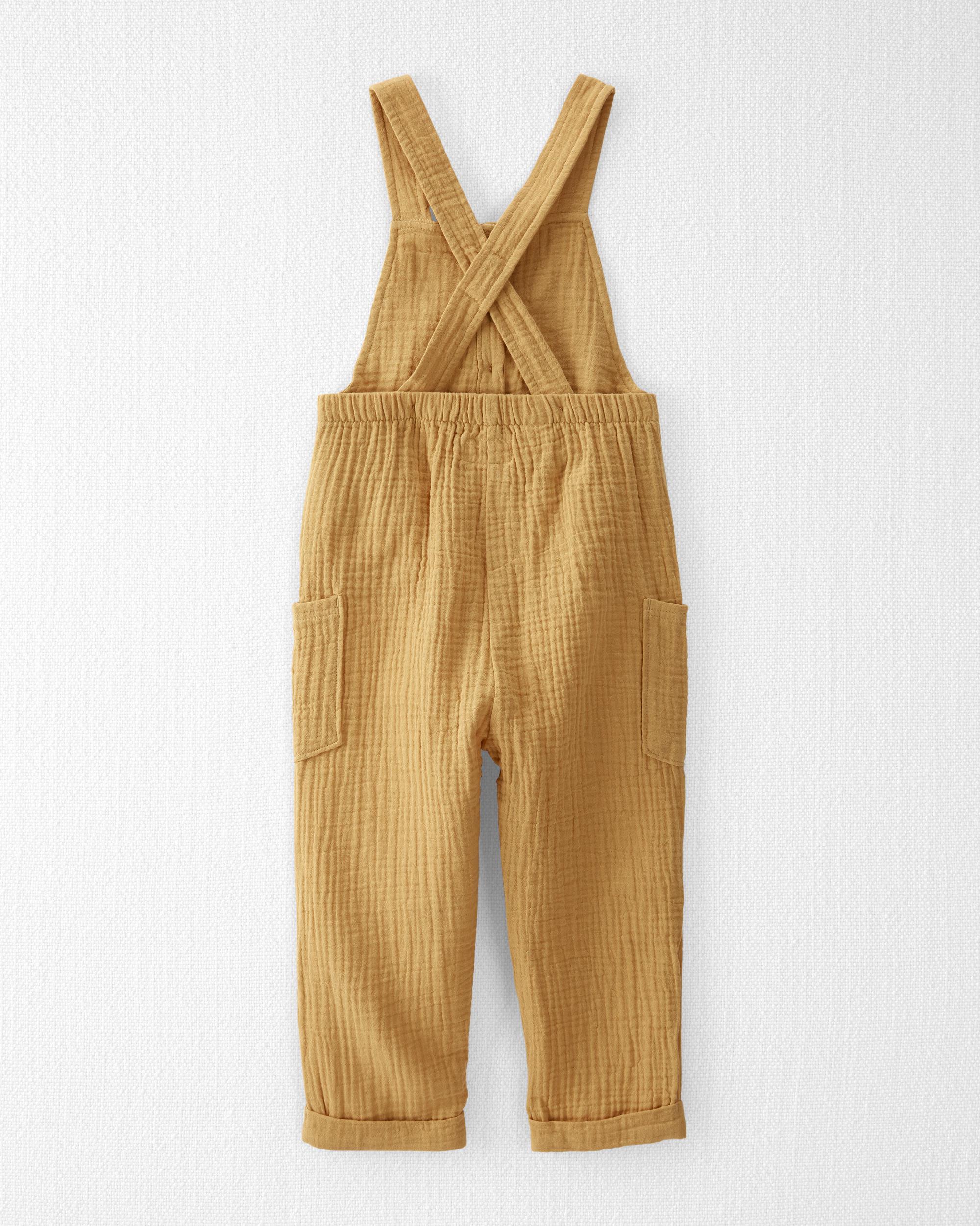 Toddler Organic Cotton Gauze Overalls