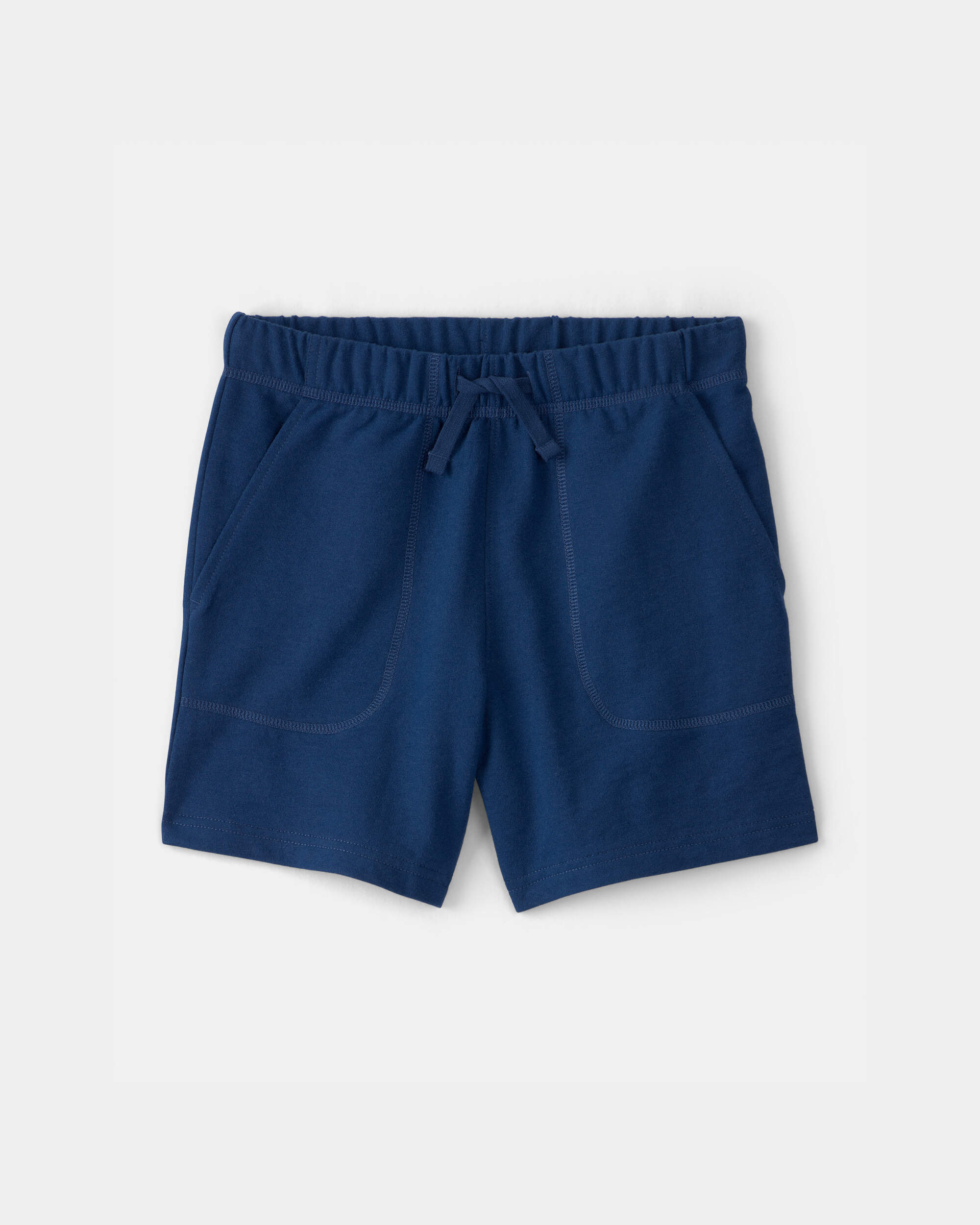 Boys French Terry Shorts - Navy Blue | Carter's Oshkosh Canada