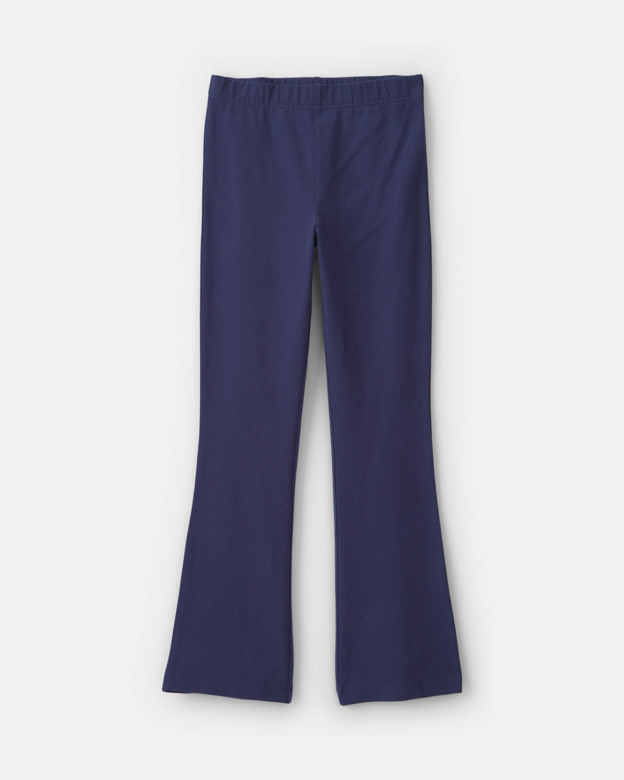 Girls Pull-On Stretch Flare Leggings - Navy Blue