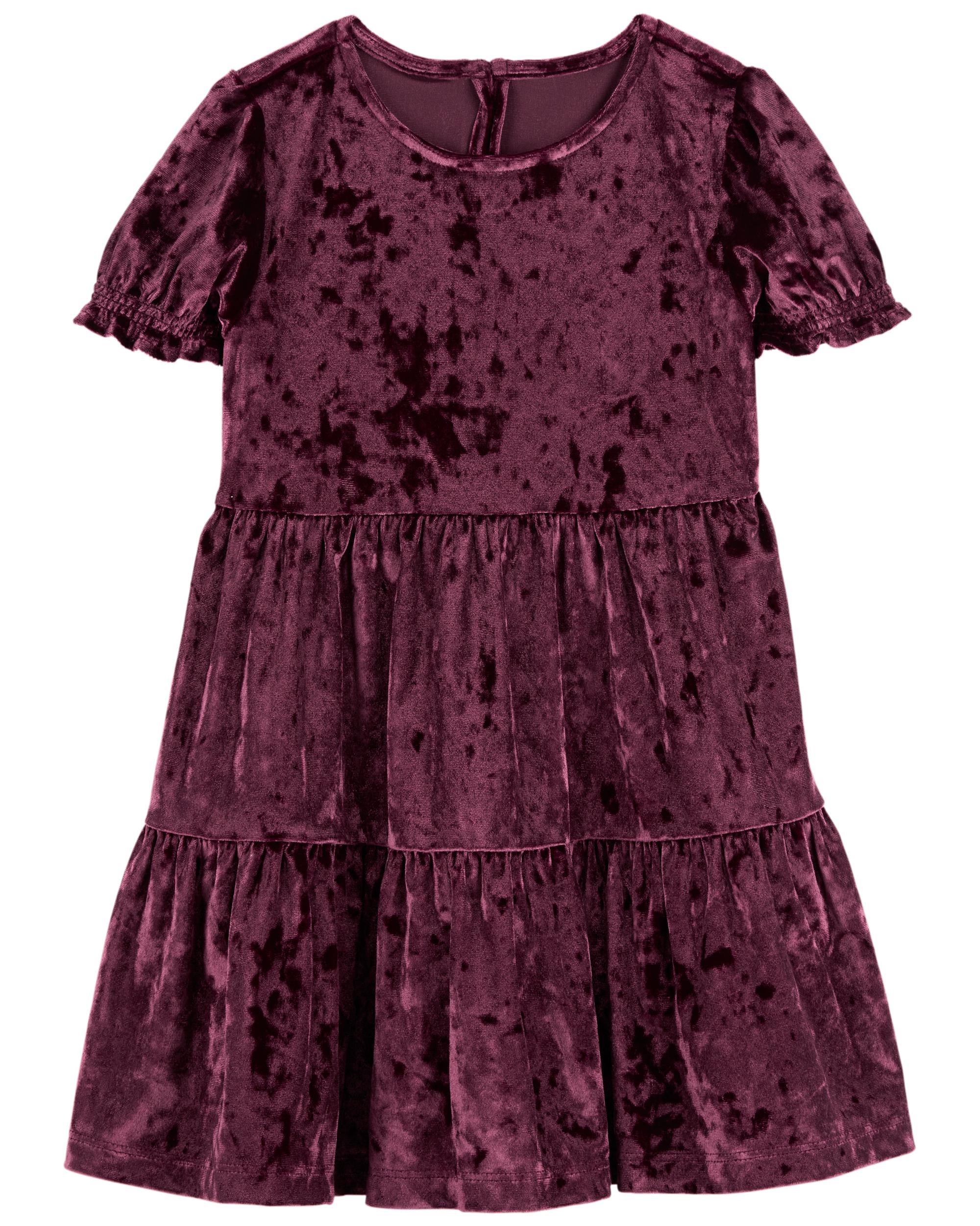 Baby girl velour dress online