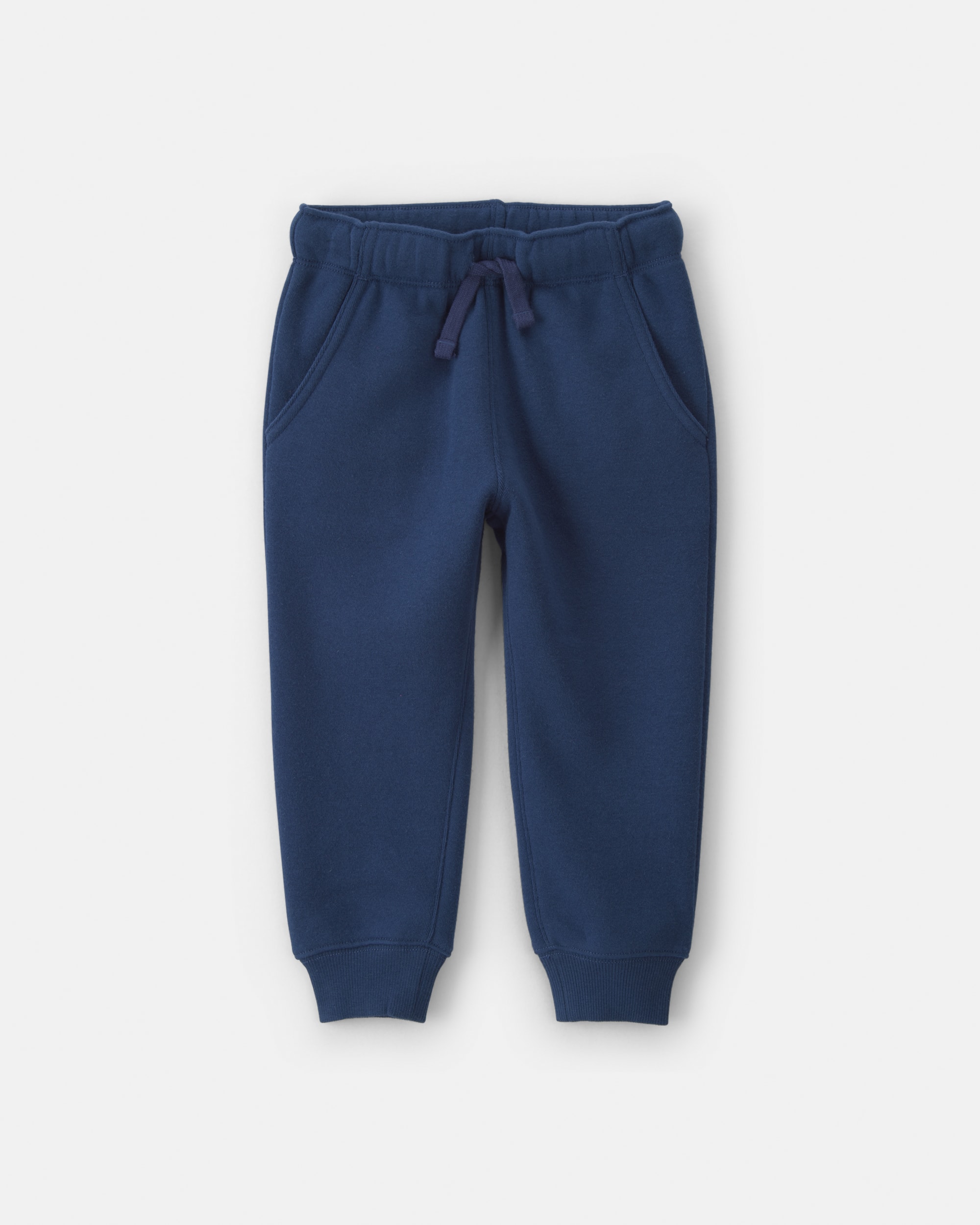 Toddler Boy Fleece Joggers - Navy Blue