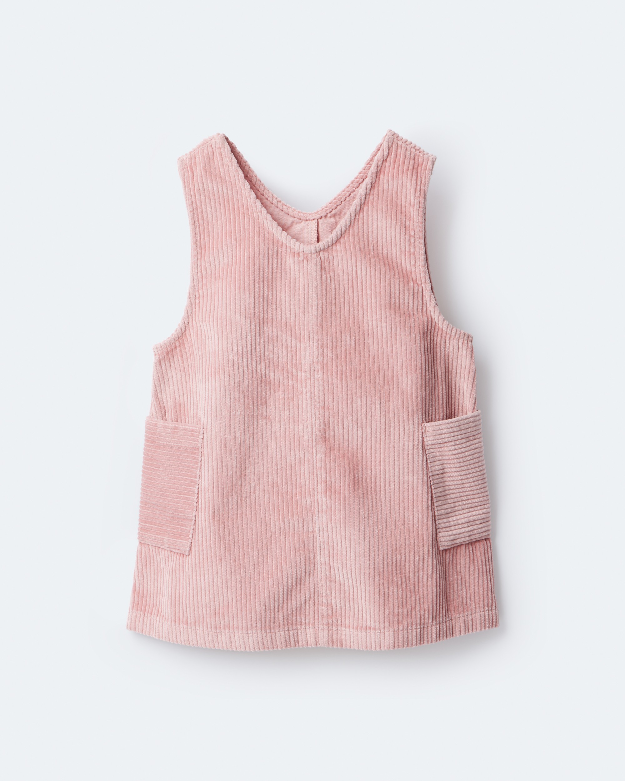 Toddler Girl Otter Pocket Corduroy Jumper - Light Pink