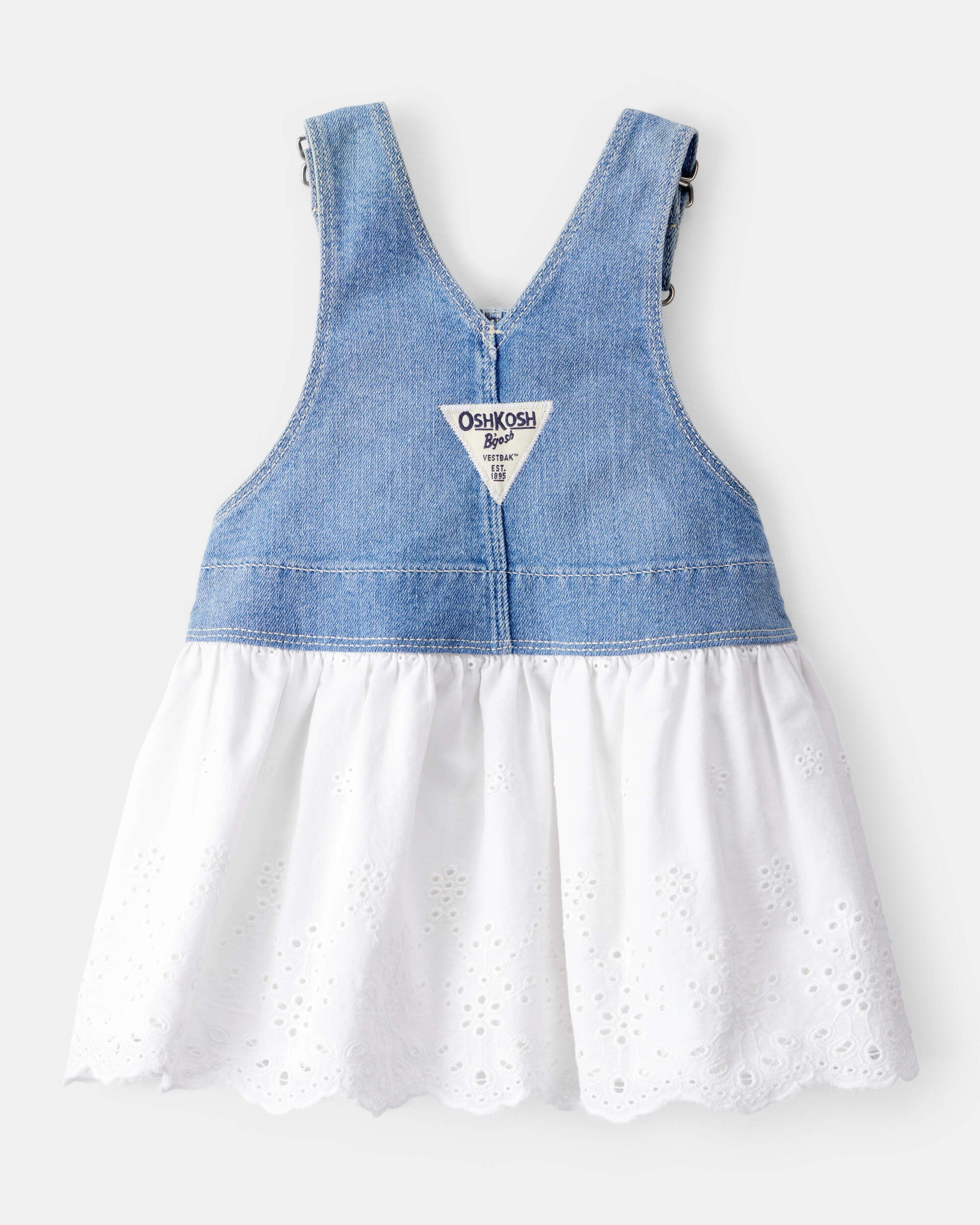 Baby denim jumper best sale dress