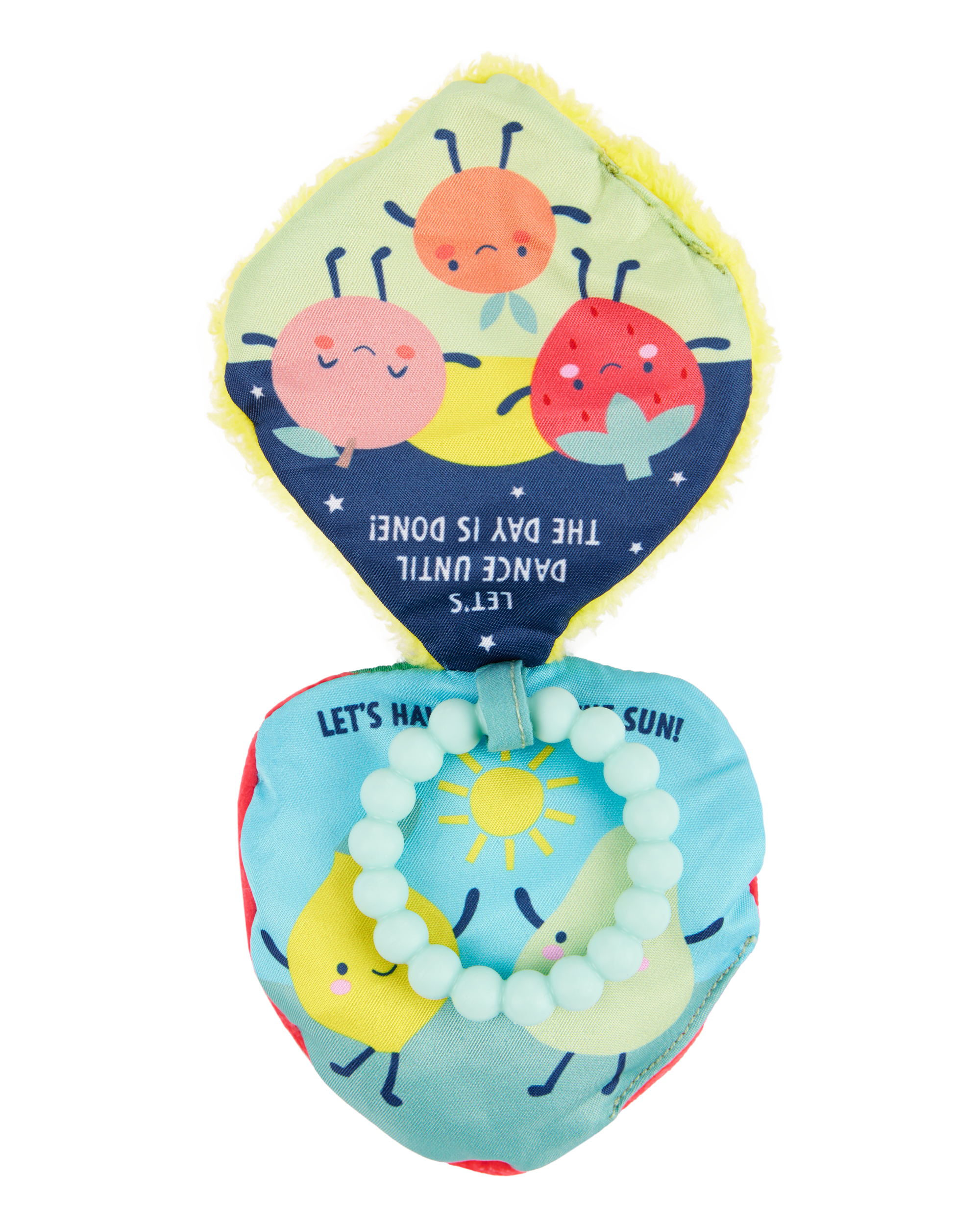 Plush Fruit Soft Book & Teether Set