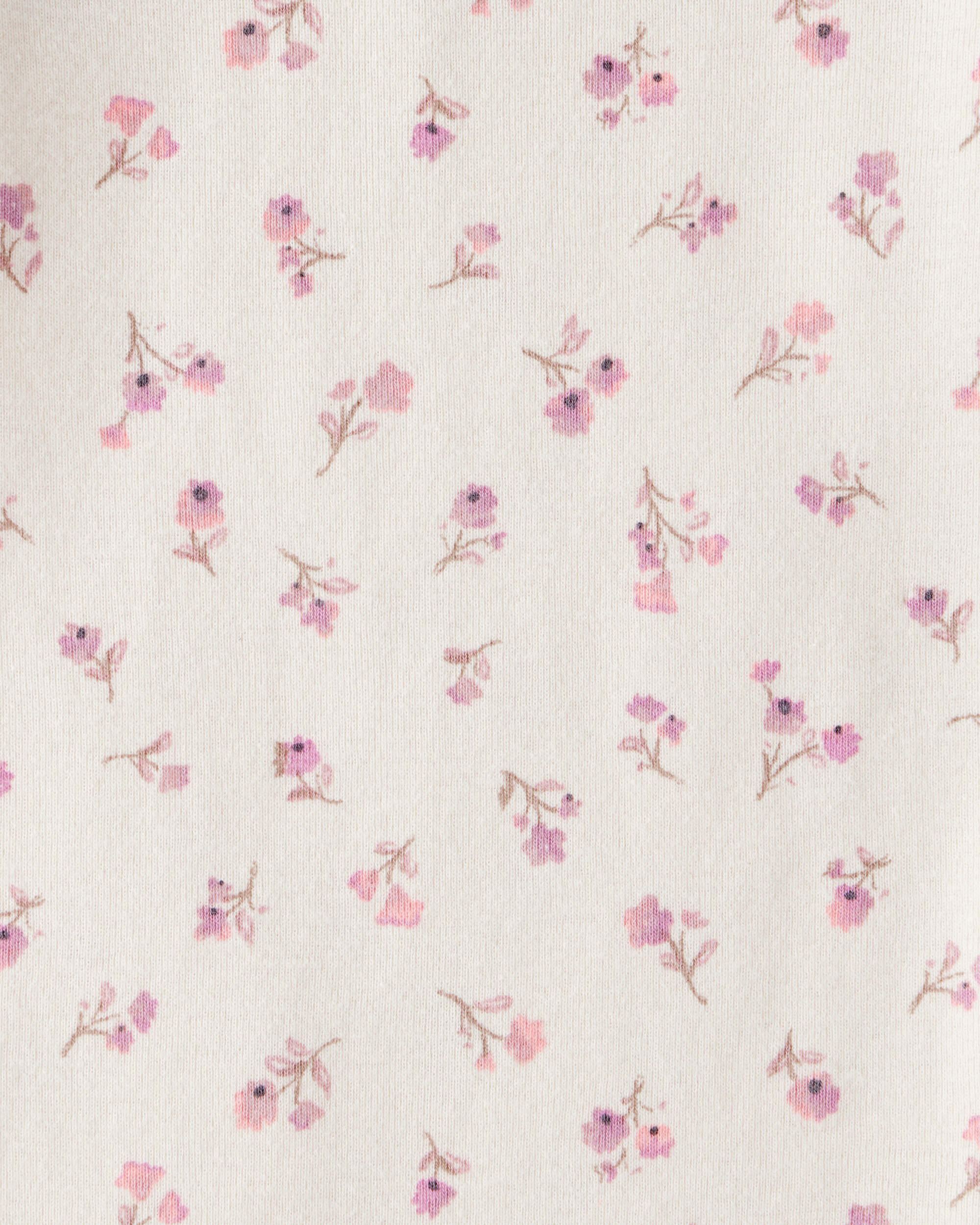 Baby Girl 4-Pack Koala Print Cotton Long-Sleeve Multipack Bodysuits - Purple/White/Pink