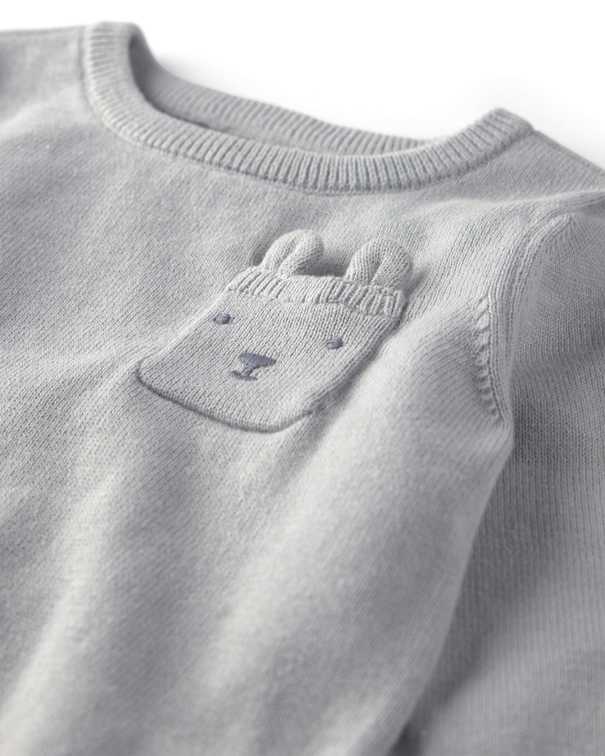 Baby 2-Piece Organic Cotton Sweater Knit Top & Pant Set