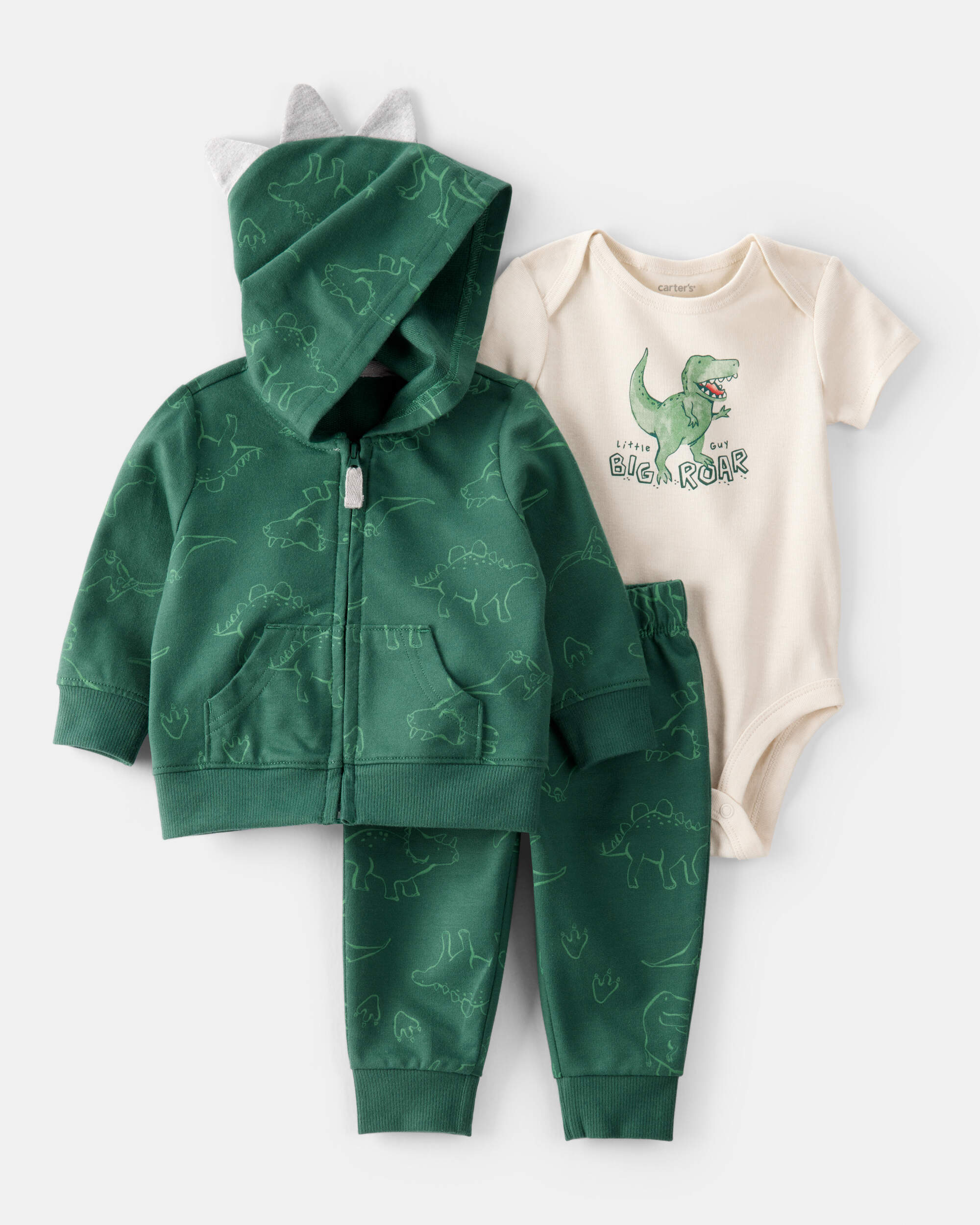 Baby 3-Piece Dinosaur Little Jacket