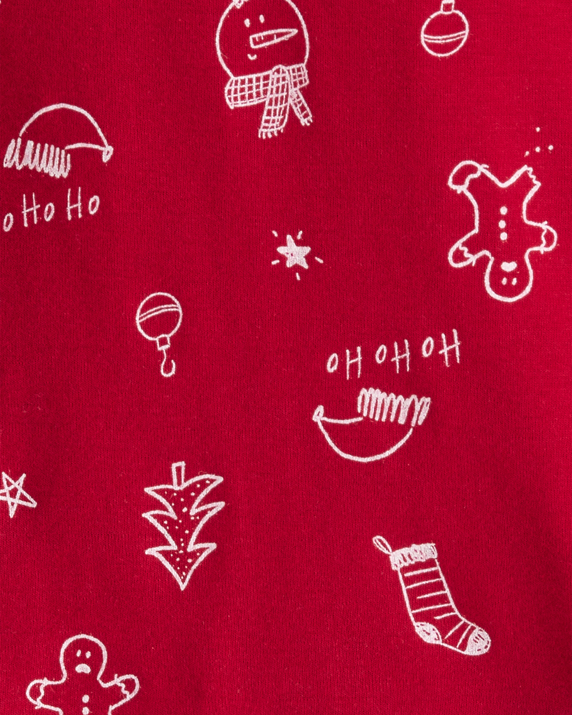 Baby Christmas Snug Fit 2-Piece Pyjamas - Red