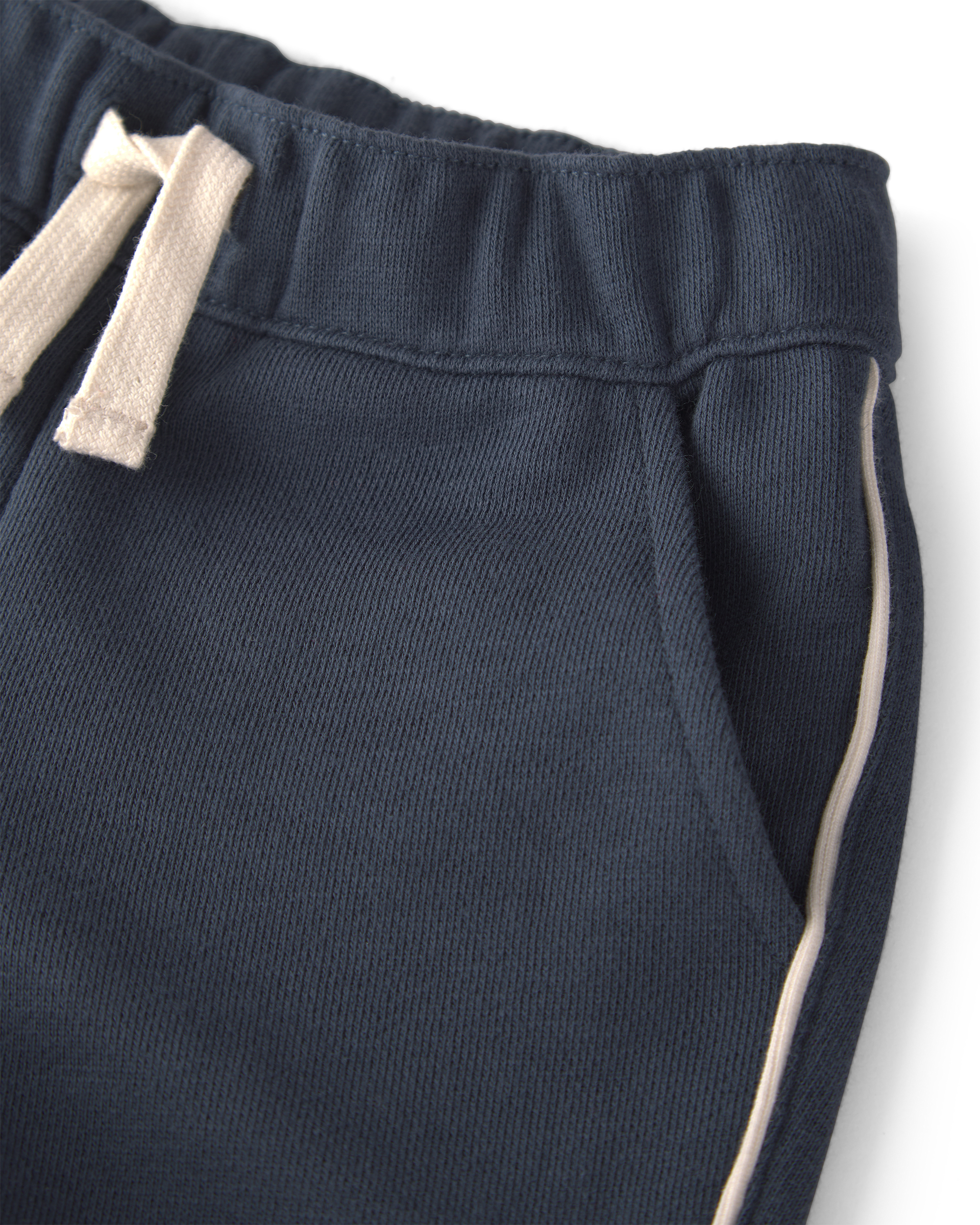 Toddler 2-Piece Organic Cotton Pullover & Short Set Navy