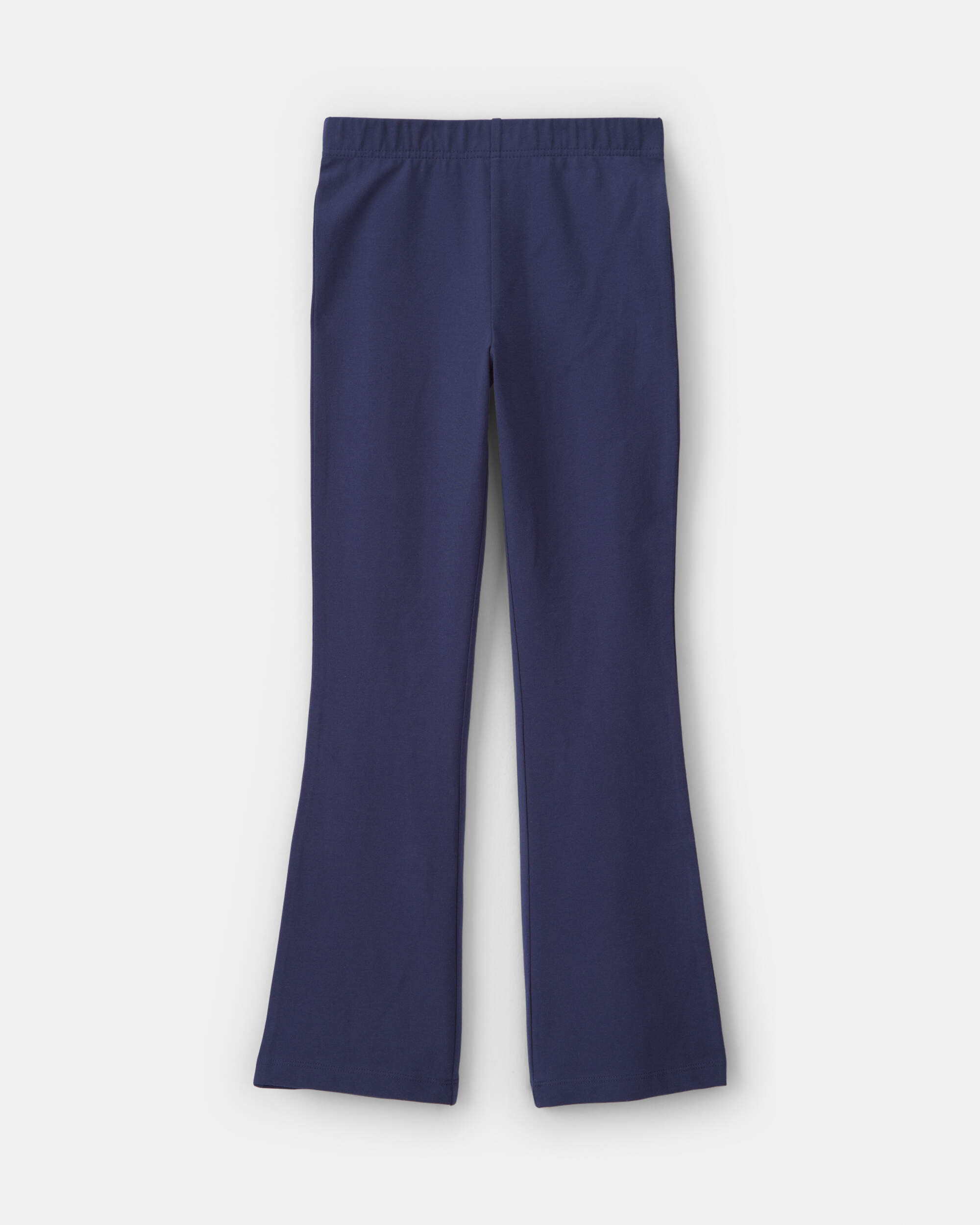 Girls Pull-On Stretch Flare Leggings - Navy Blue