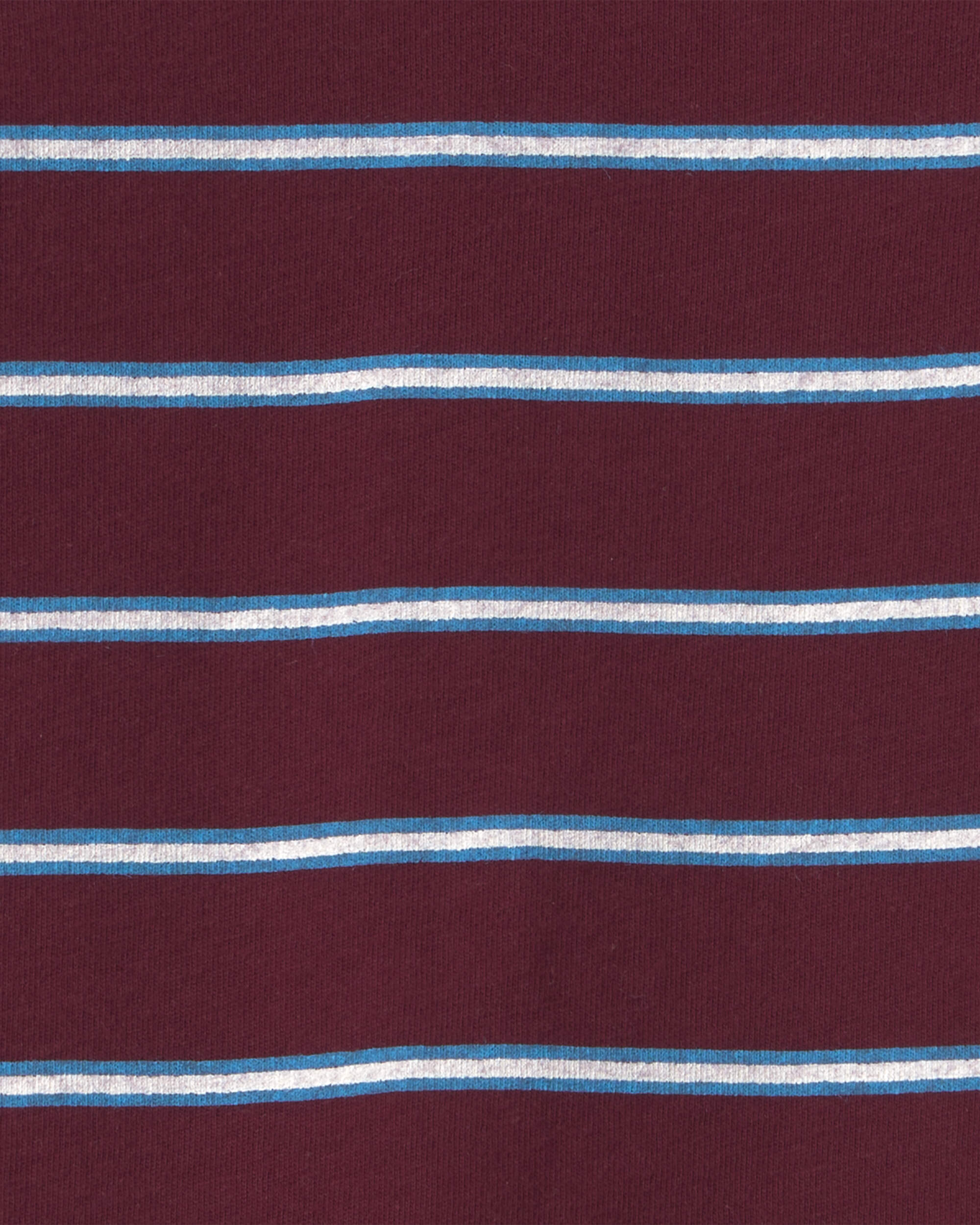 Toddler Boy Striped Long-Sleeve Top - Burgundy