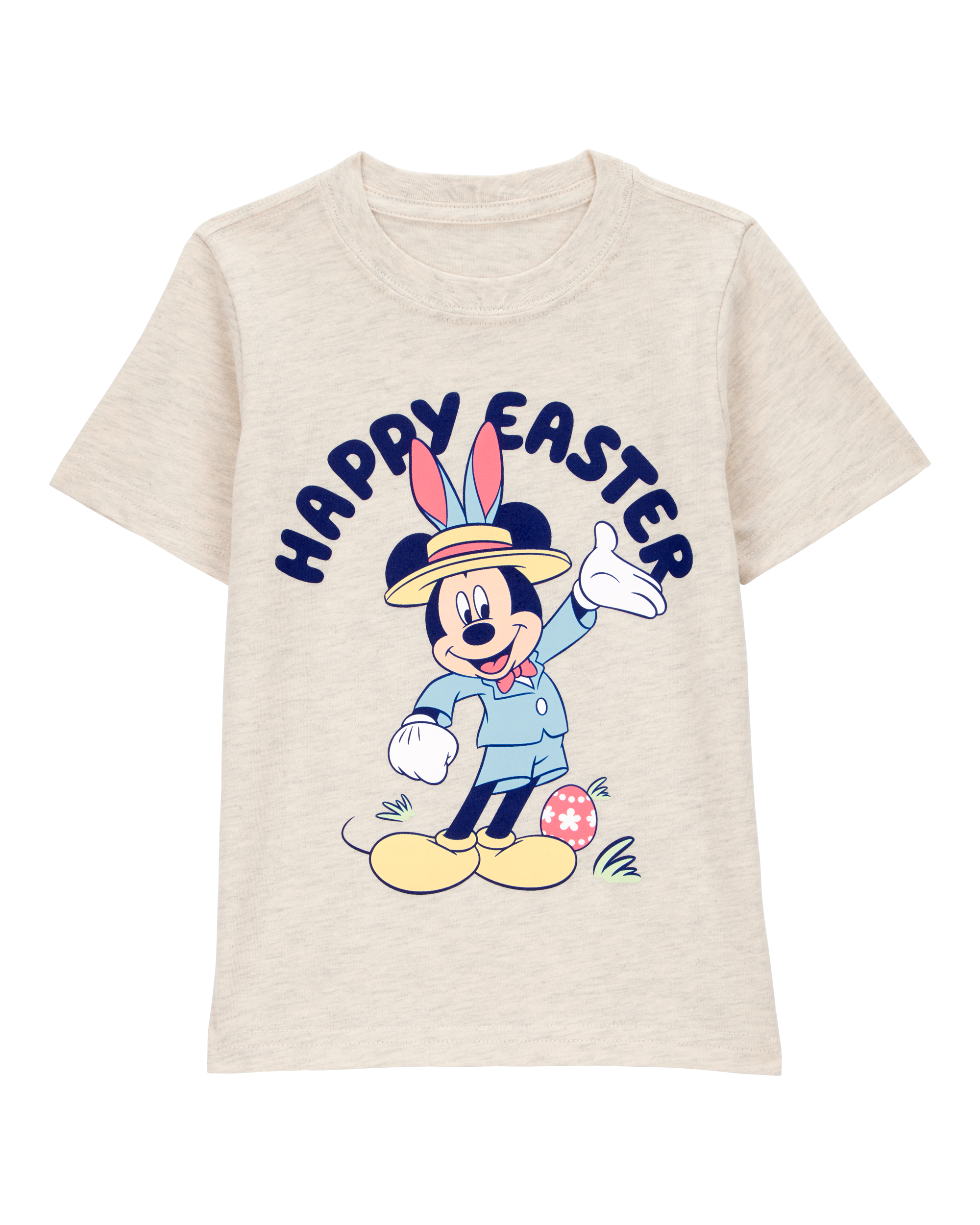 Toddler Disney© Mickey Mouse Easter Short-Sleeve Graphic Tee - Cream