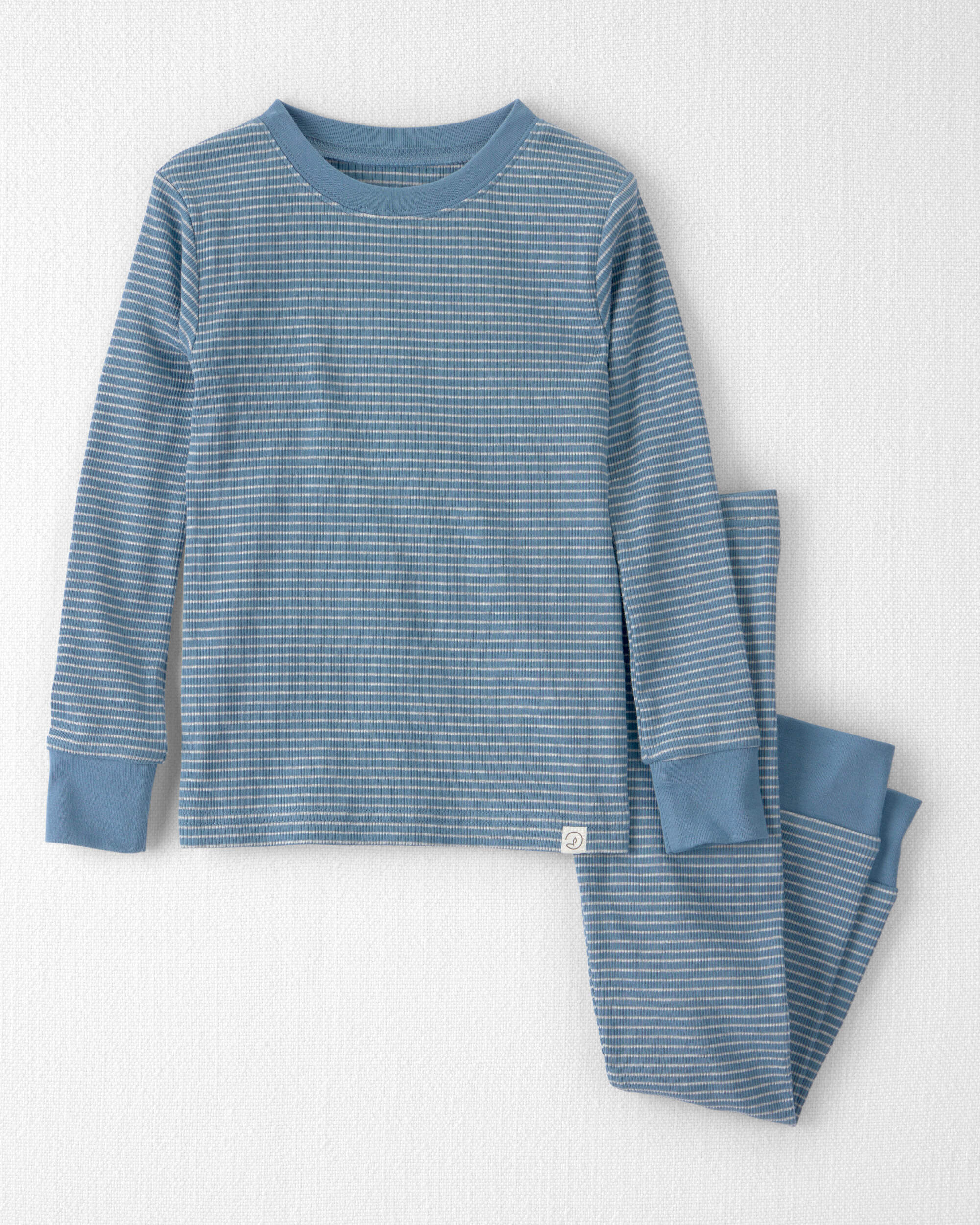 Toddler 2-Piece Organic Cotton Ribbed Pyjama