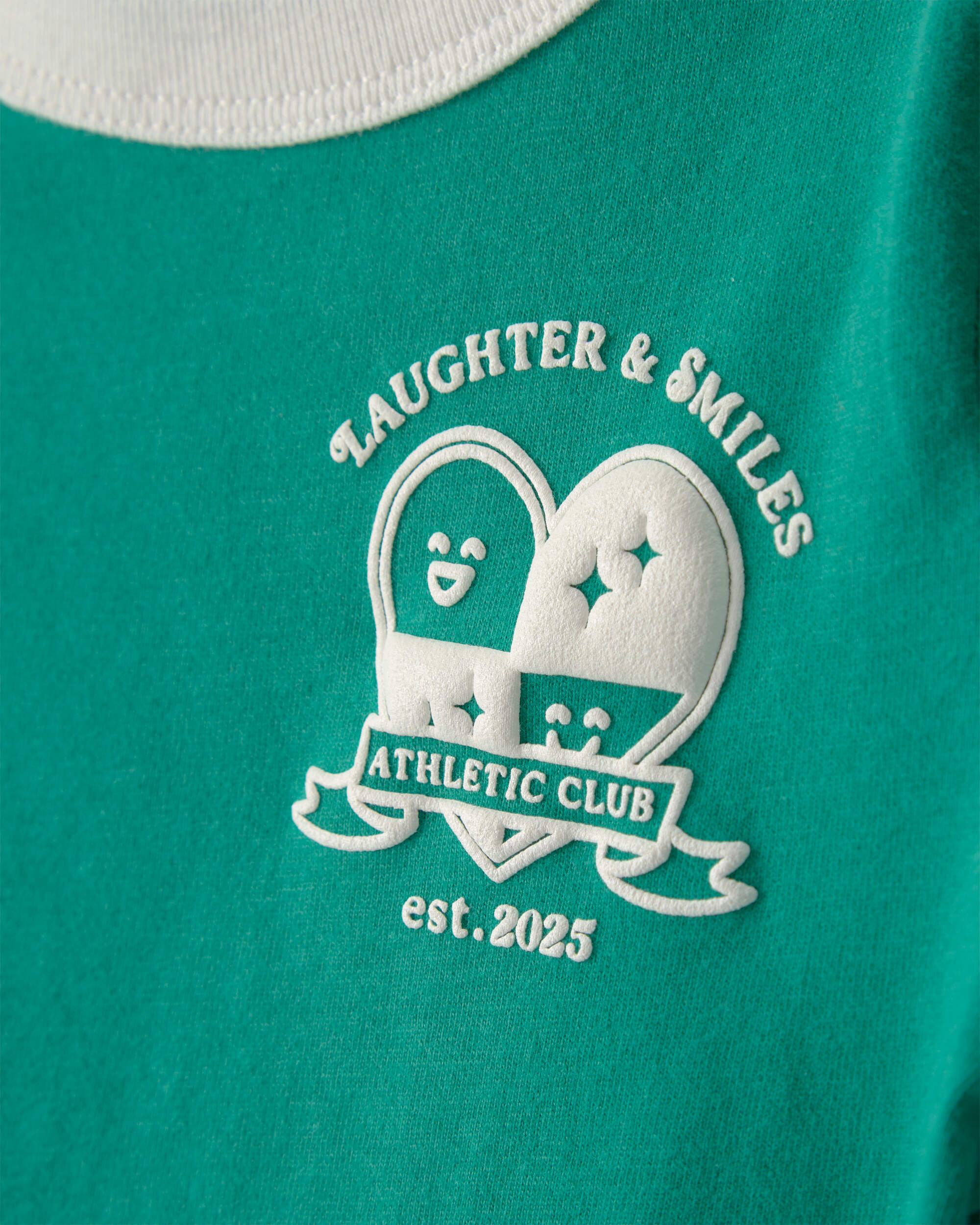 Toddler Girl 'Laughter & Smiles' Top - Green