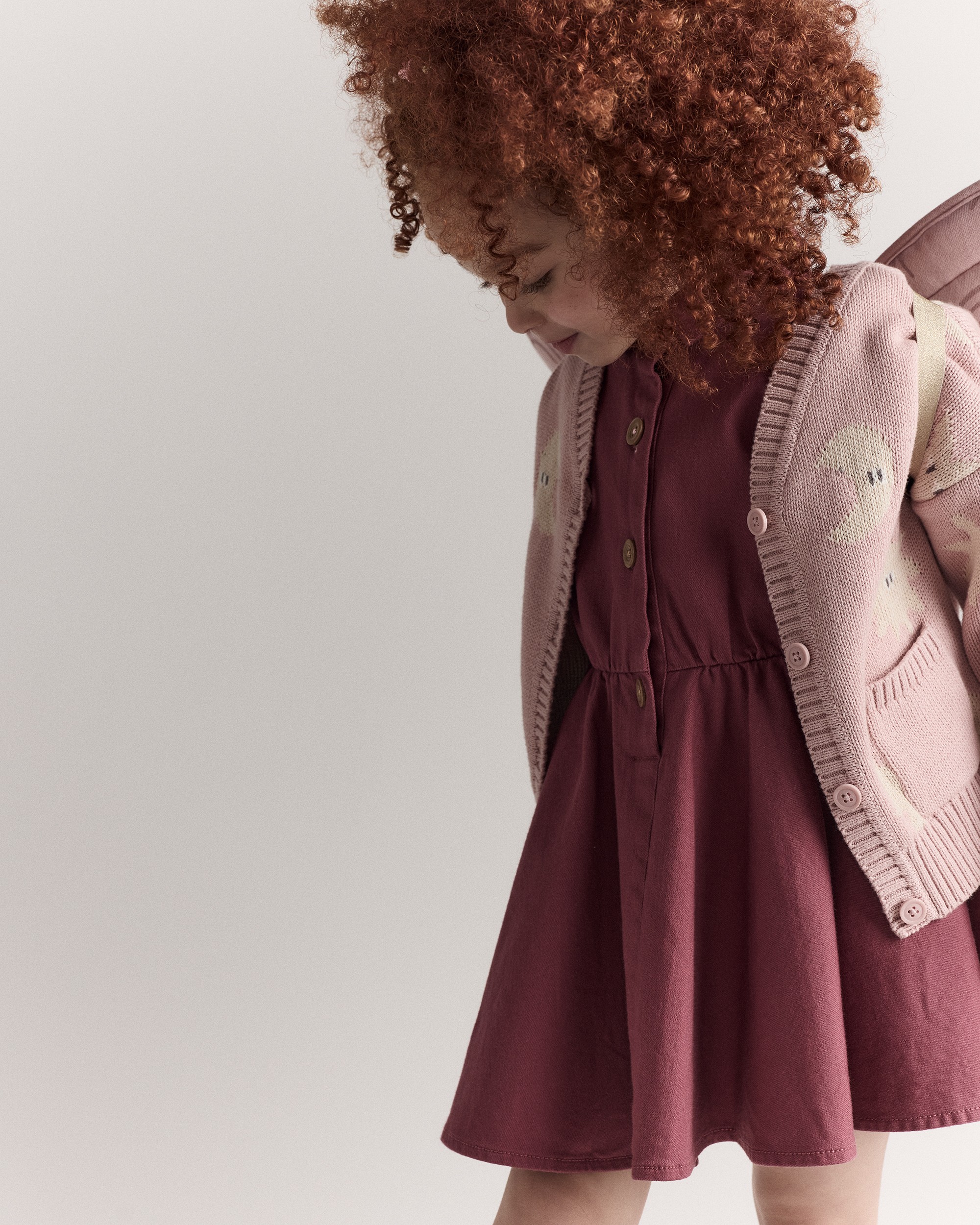 Toddler Girl Avenue Twirl™ Dress - Burgundy