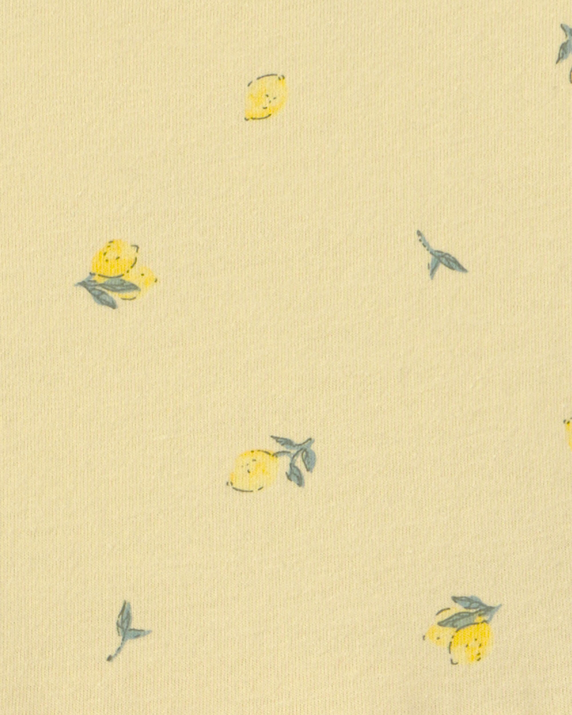 Toddler Girl Lemon Knit Dress - Yellow