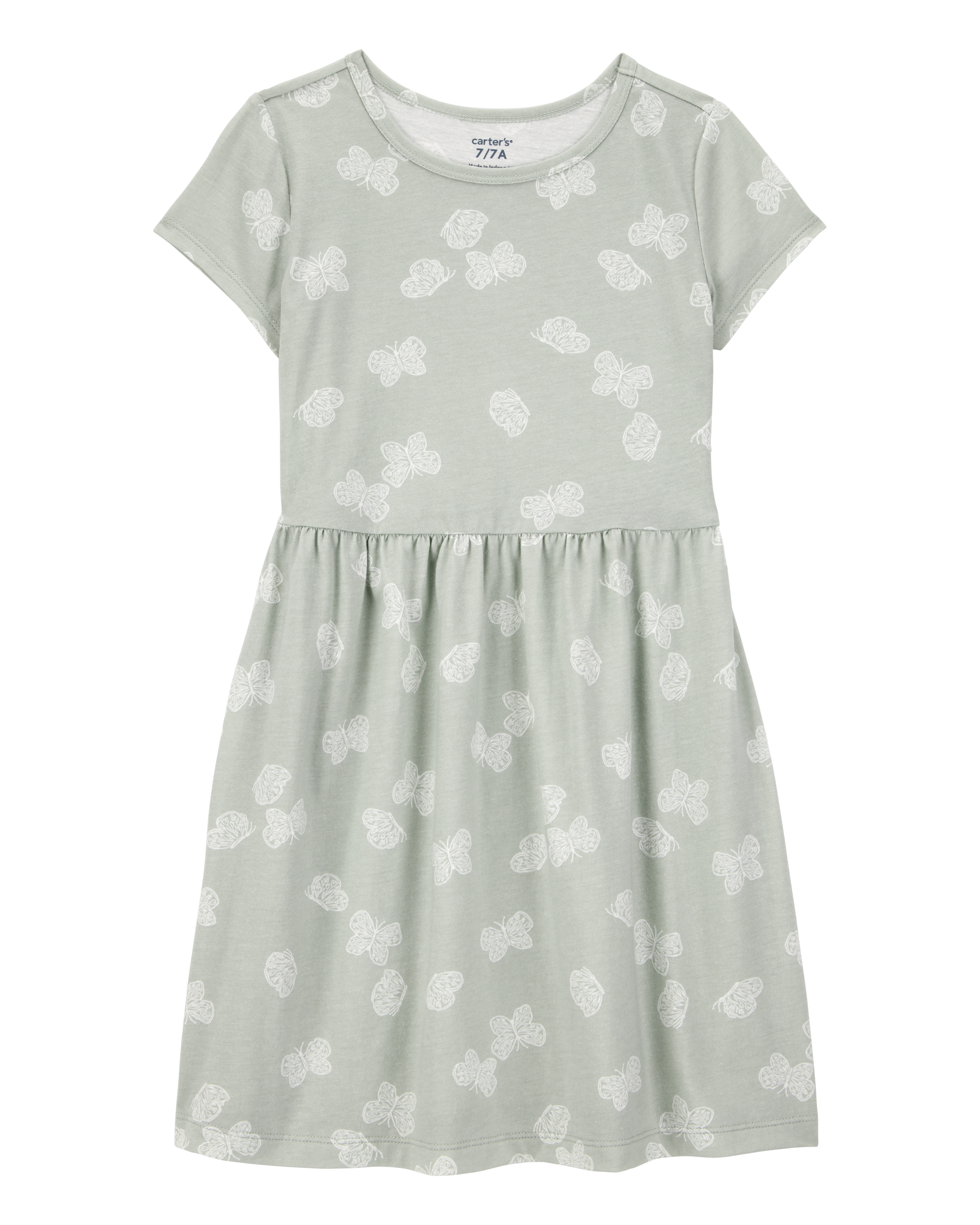 Kid Floral Short-Sleeve Dress
