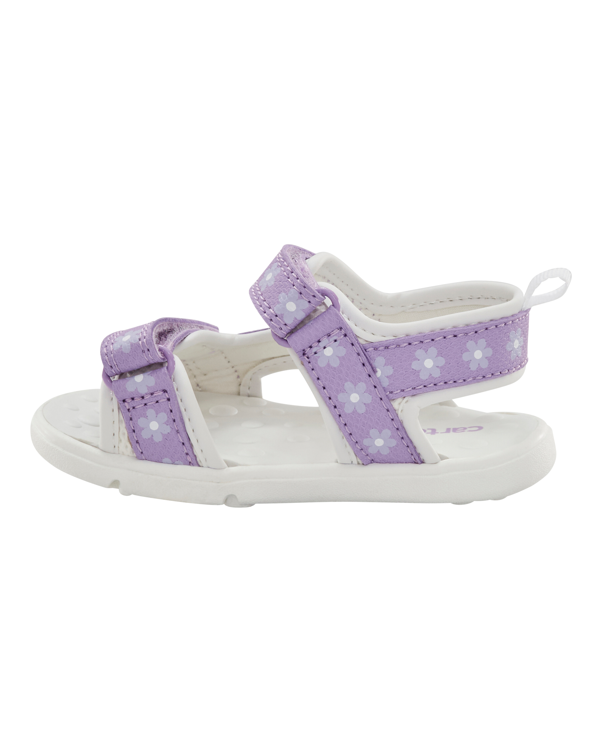 Baby Every Step® First Walker Floral Sandals - Purple/White