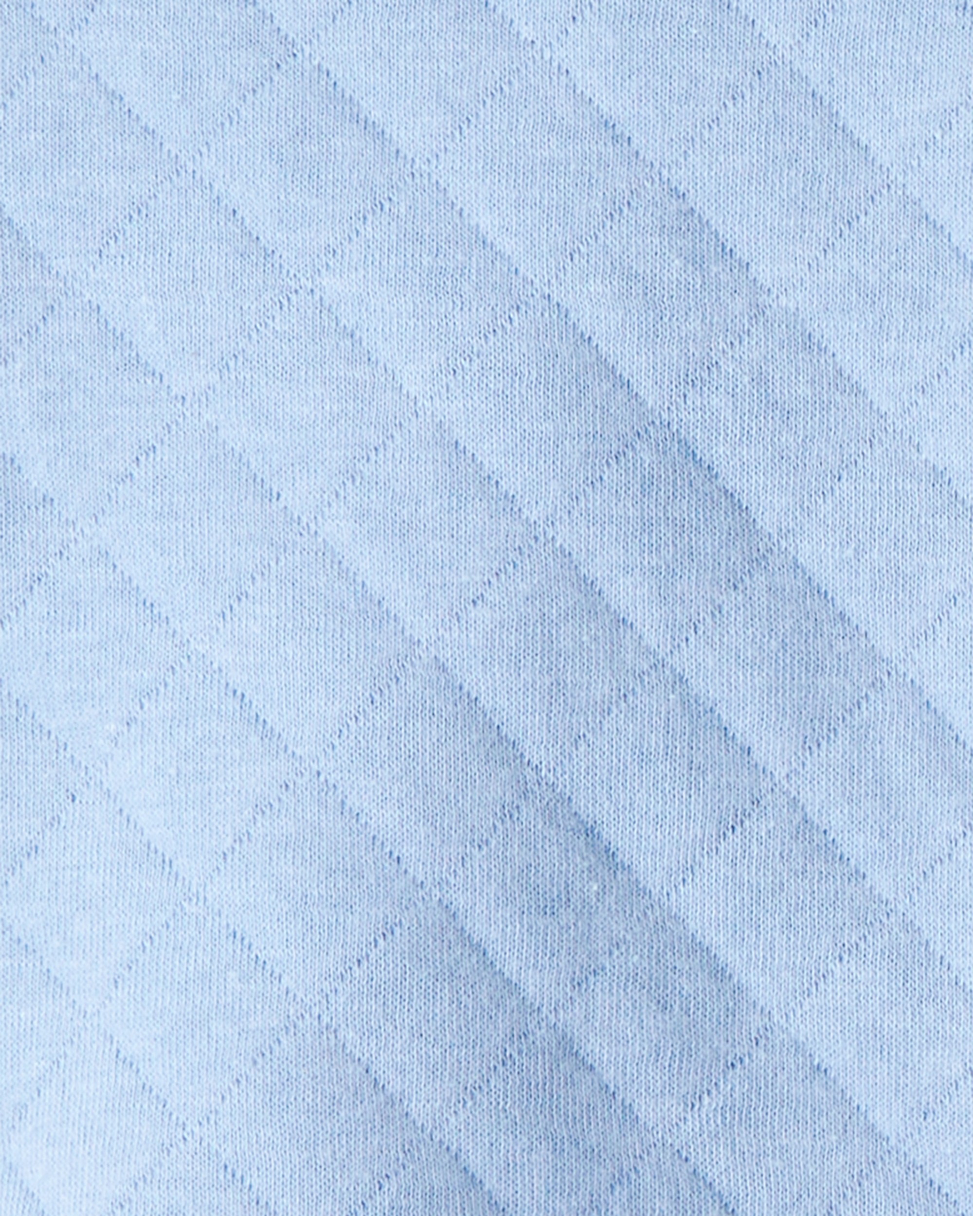 Baby Girl 3-Piece Floral Vest Outfit Set - Blue