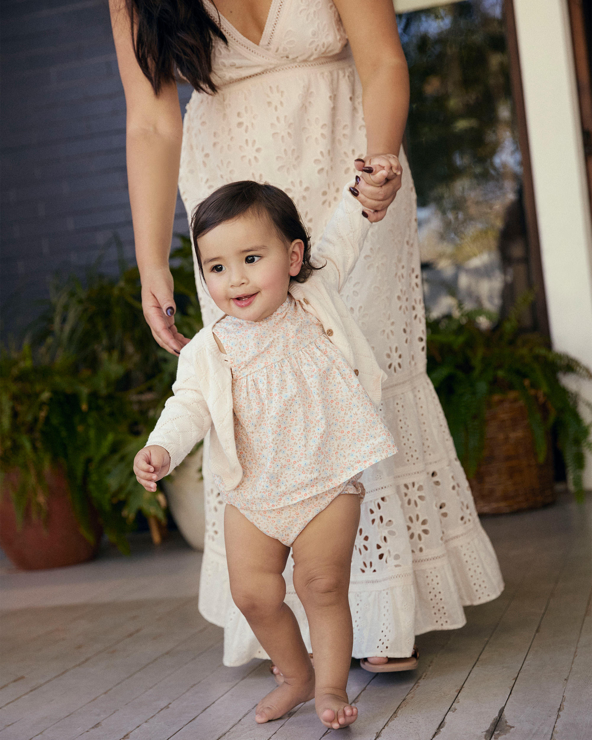 Baby Girl Cardigan Sweater - Cream