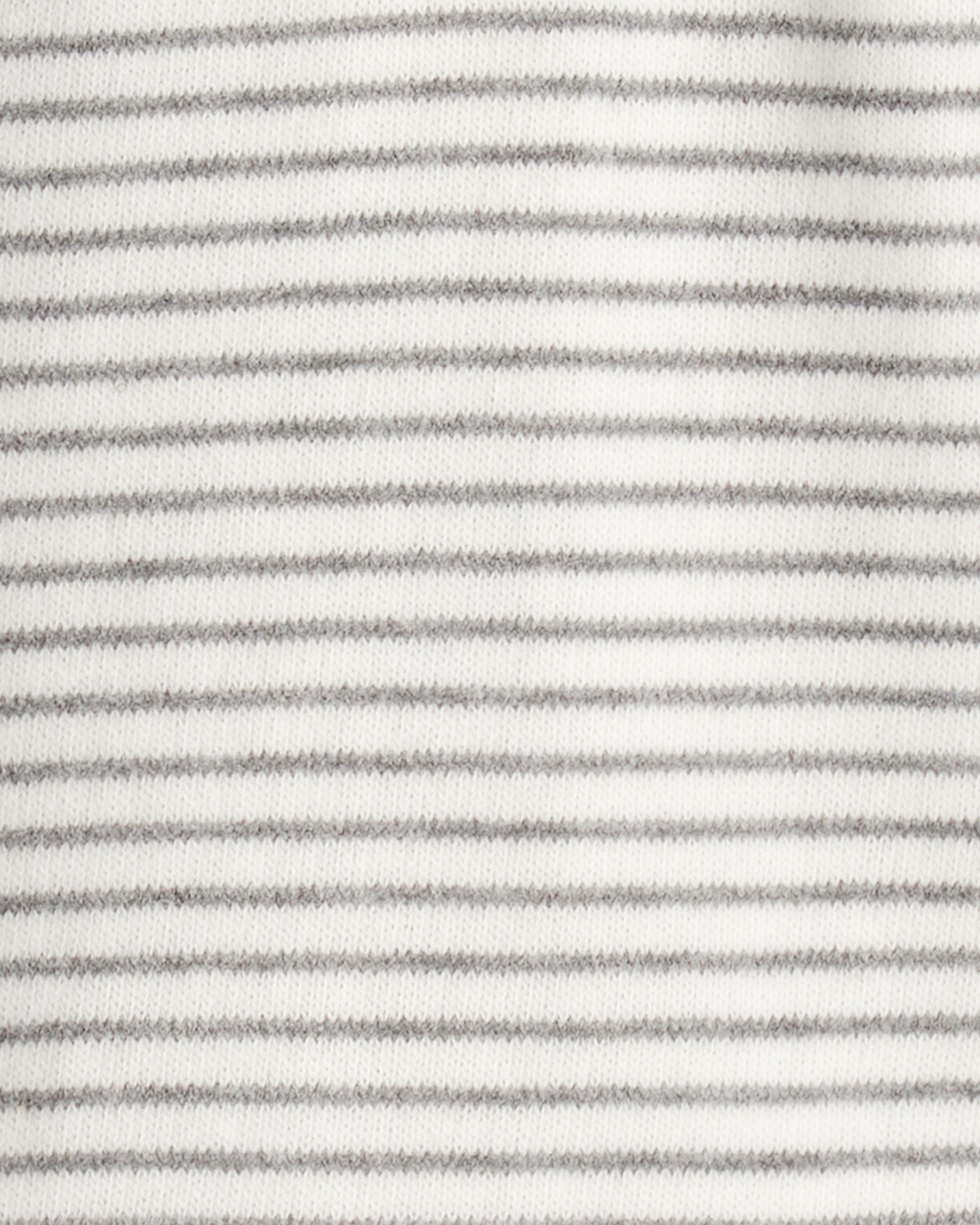 Baby Boy Long-Sleeve Striped Hooded Top - Grey