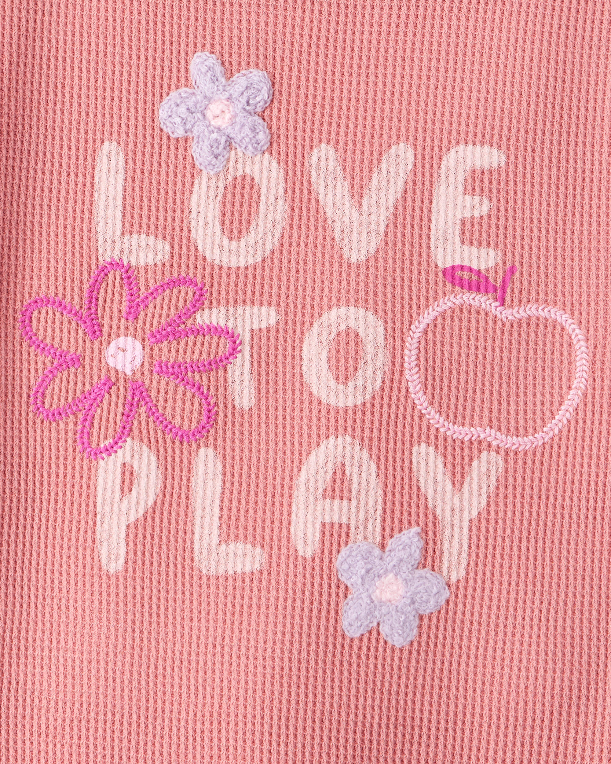 Baby Girl Love To Play Short-Sleeve Graphic Tee - Pink