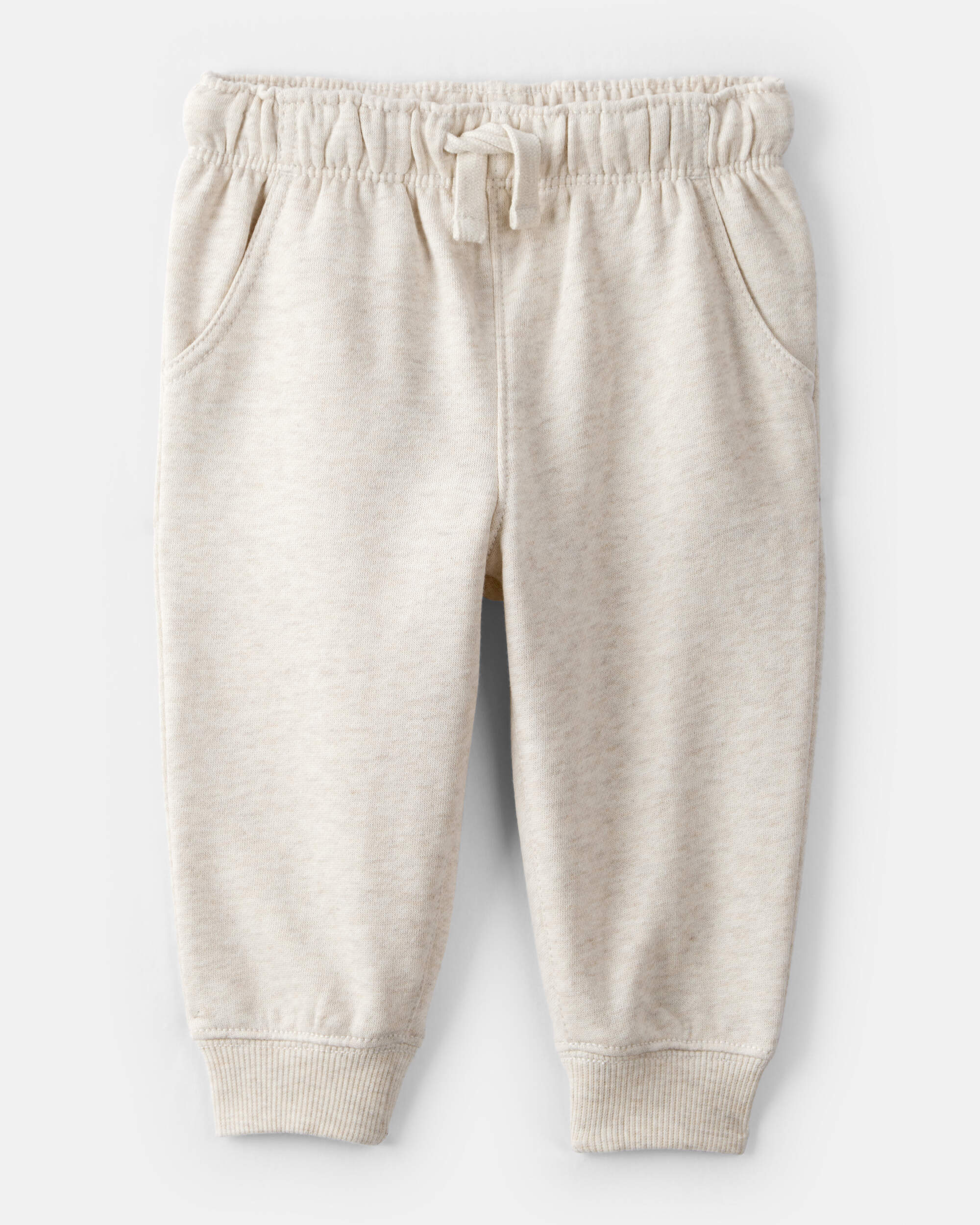 Baby Boy DayDream Fleece Joggers - Cream