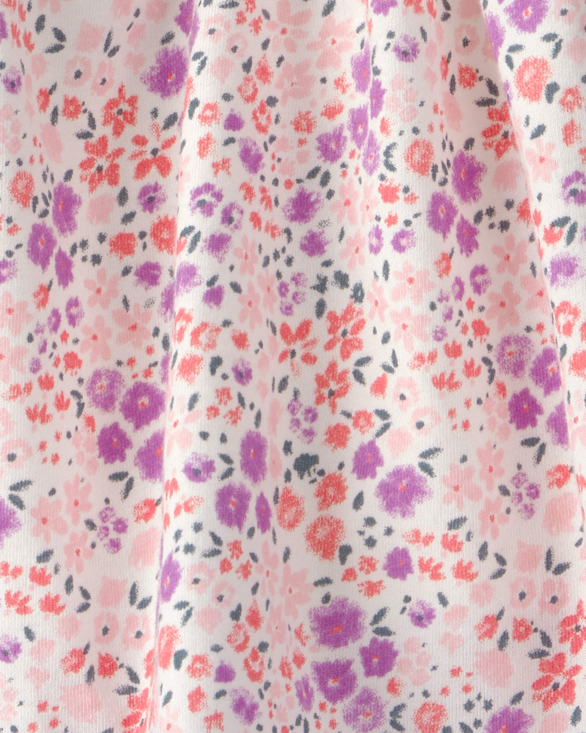 Girls Floral Skort - Pink