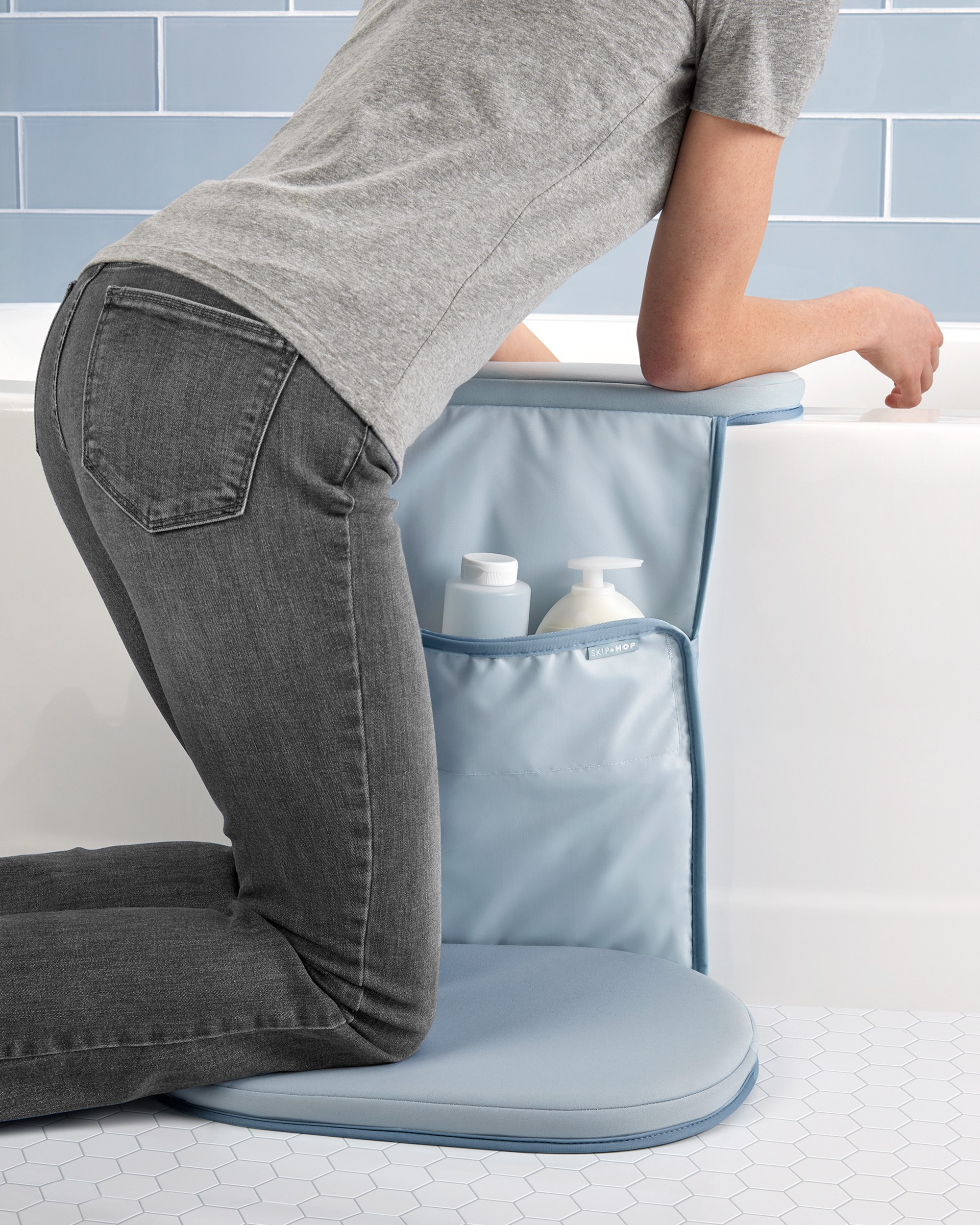 Wave All-In-One Elbow Saver & Kneeler - Blue