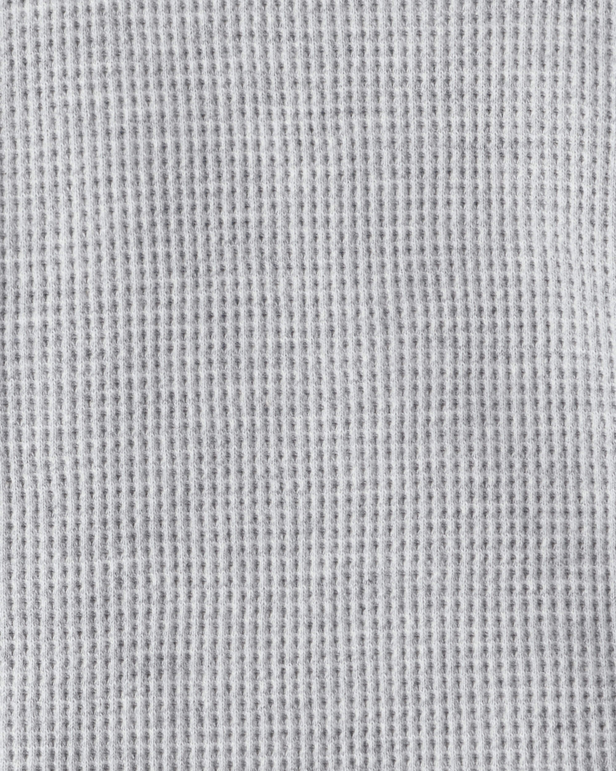 Baby Boy Thermal Long-Sleeve T-Shirt - Grey/Navy