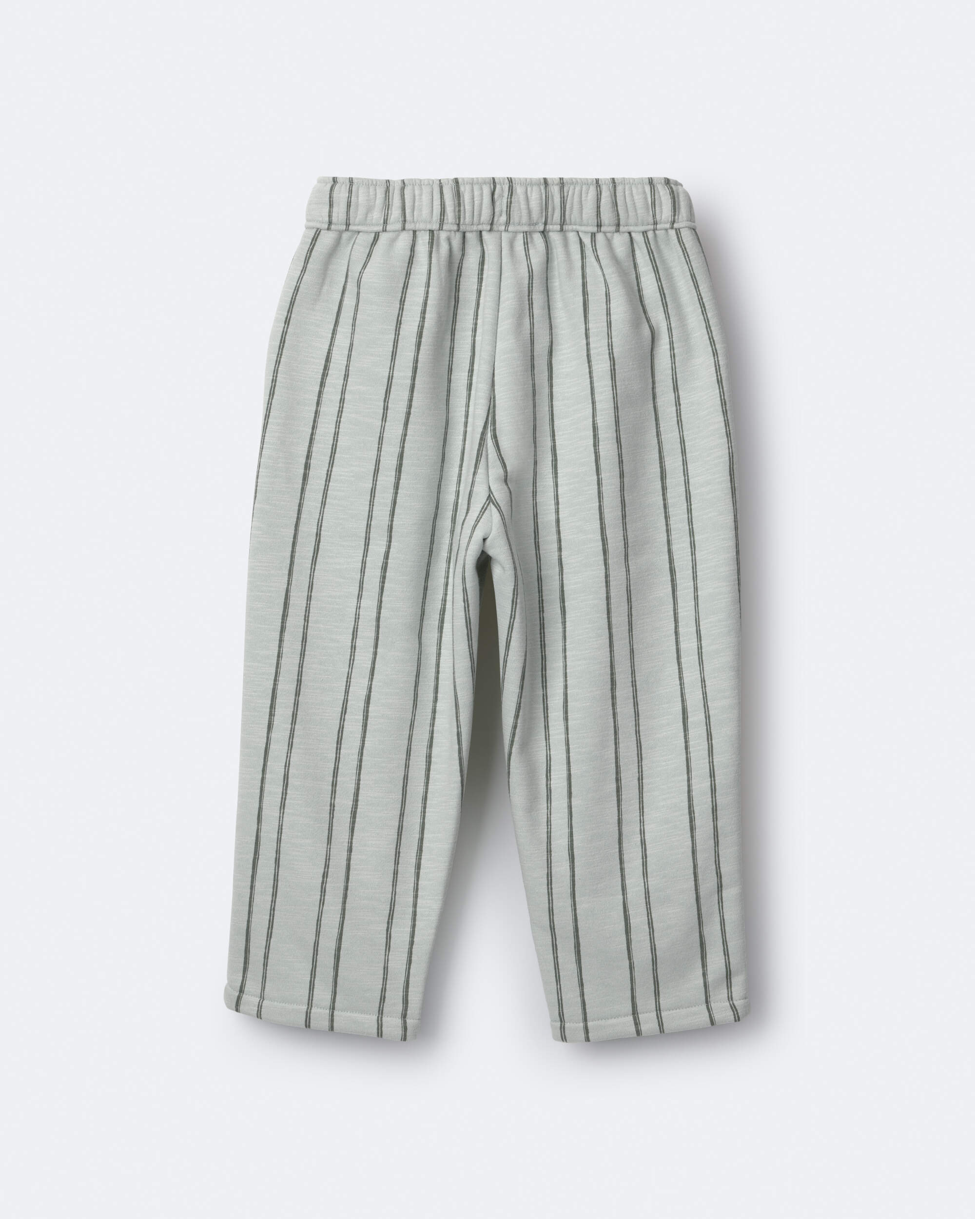 Toddler Striped French Terry Pocket Pants - Sage