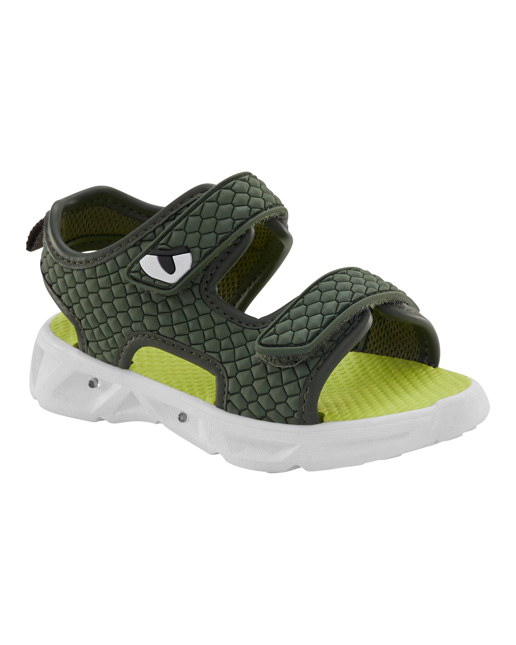 Toddler Rugged Light Up Sandals - Green