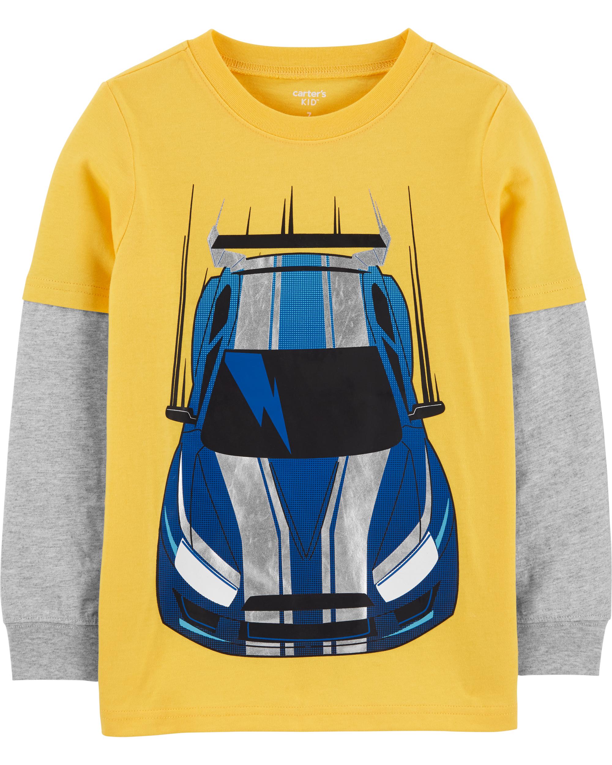 Race Car LayeredLook Jersey Tee