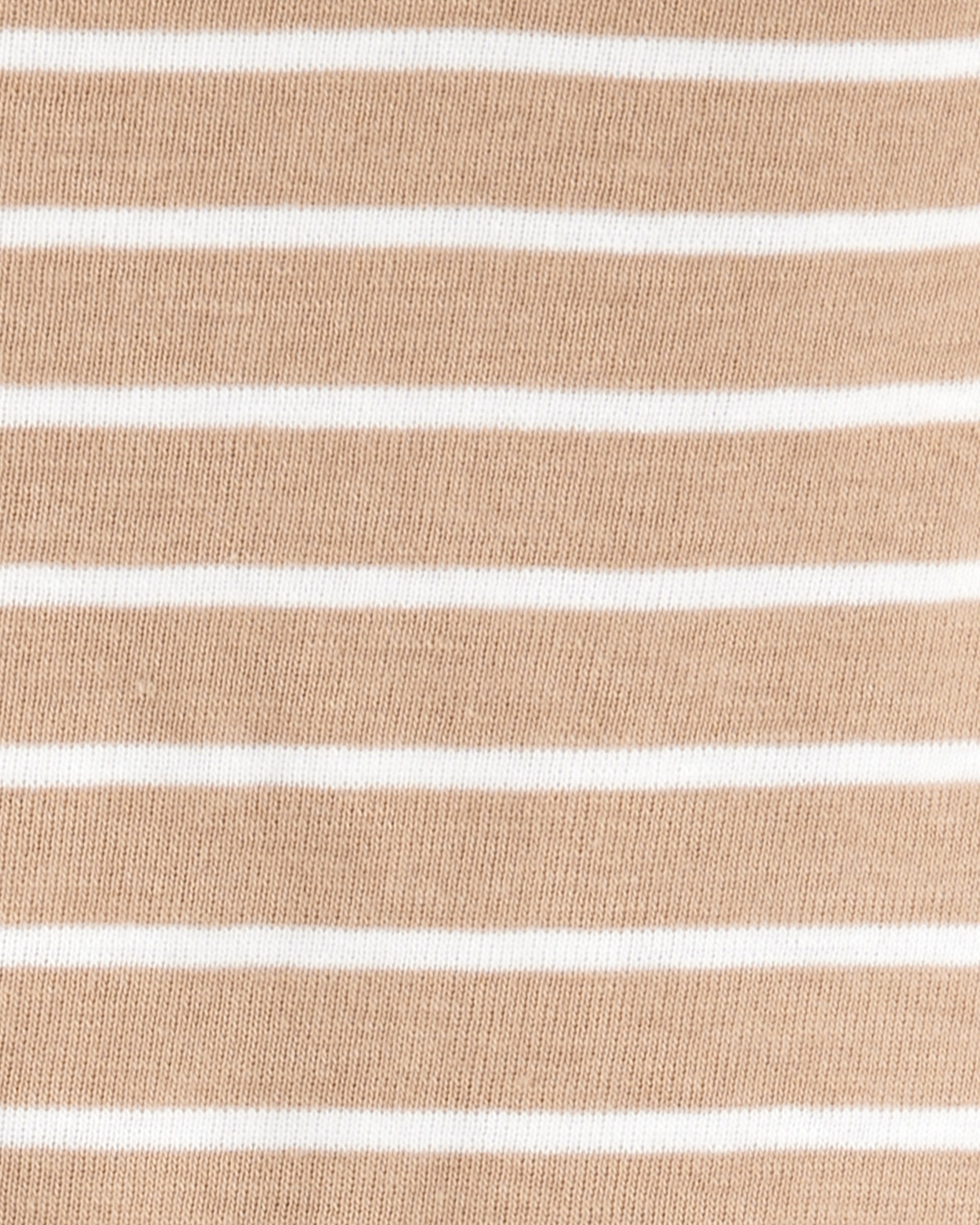 Baby Boy 3-Piece Quilted Vest Outfit Set - Blue/Brown