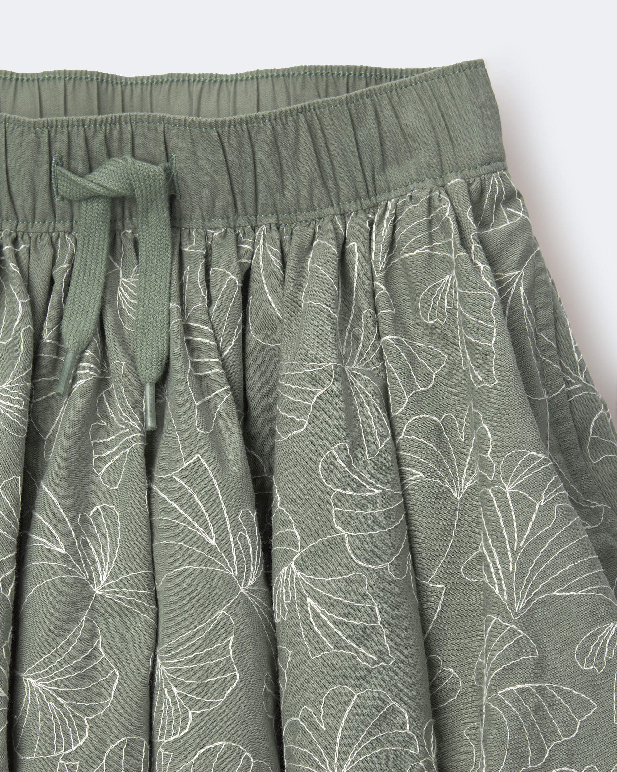 Toddler Girl Avenue Twirl™ Midi Floral Print - Green