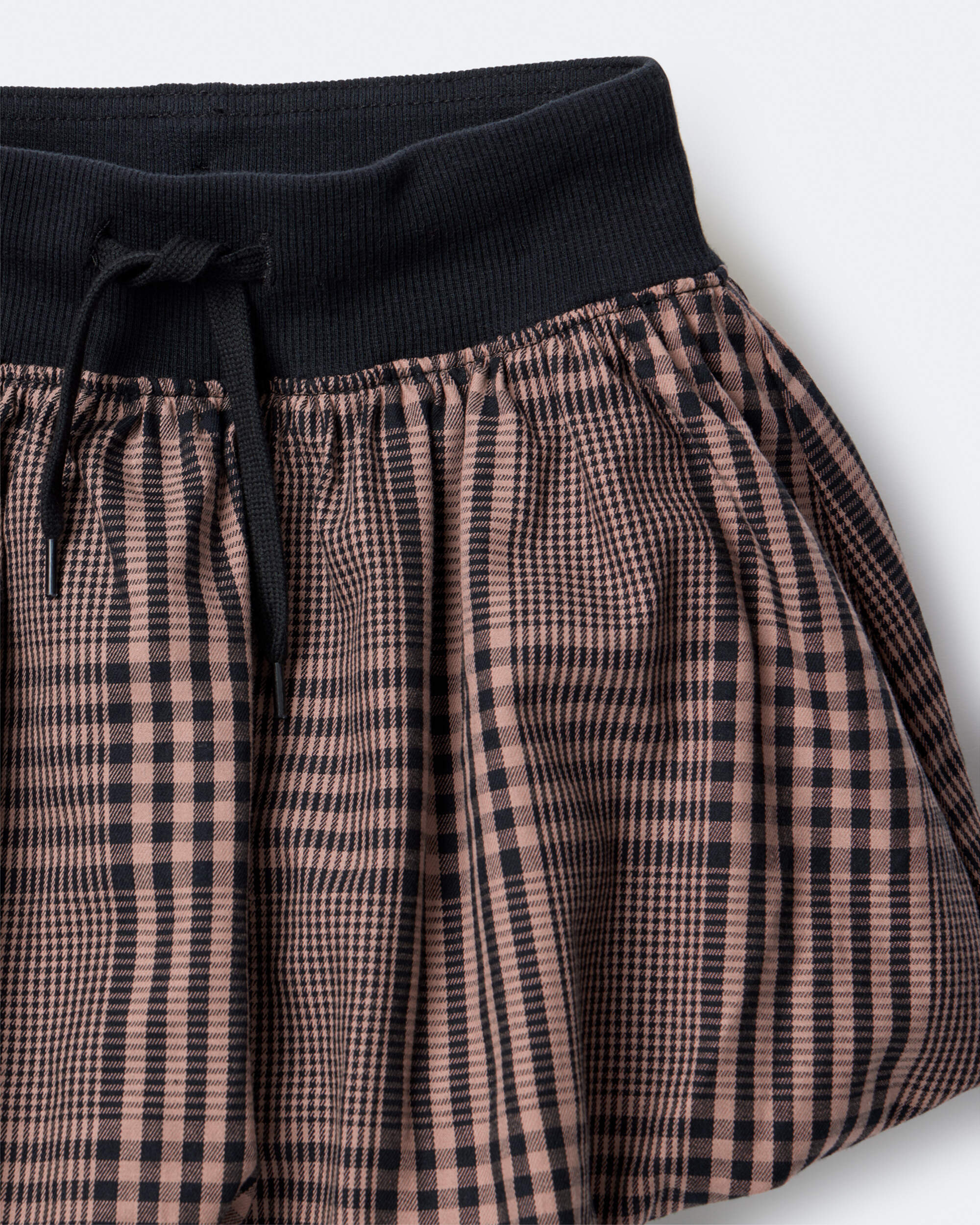 Toddler Girl Bubble Skirt Plaid - Tan