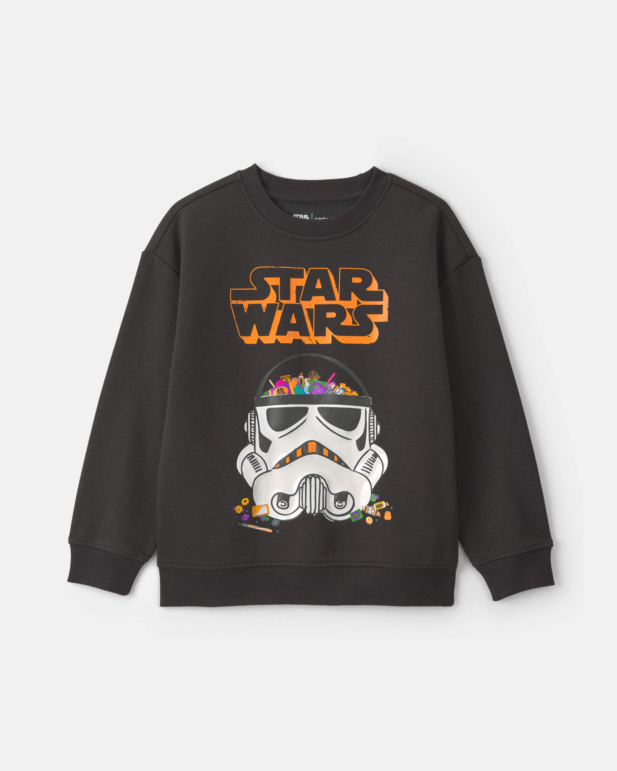 Boys Star Wars Halloween Pullover Sweatshirt - Grey