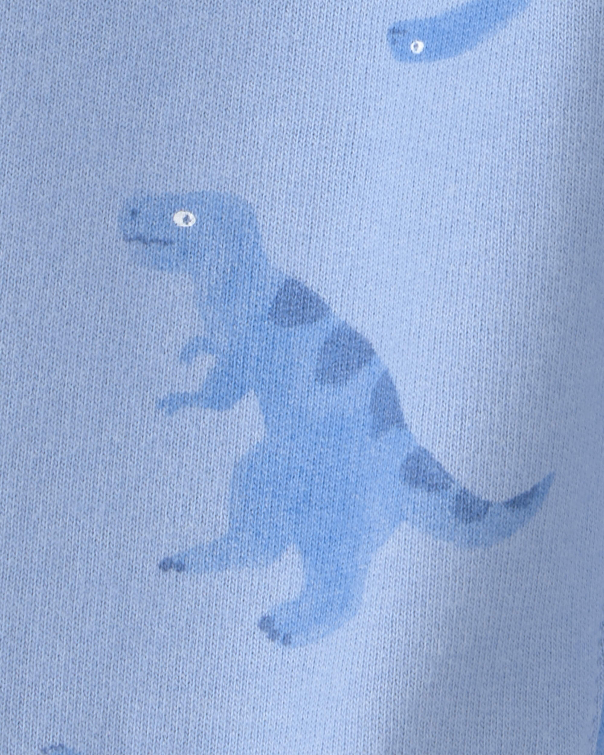 Baby Boy Dinosaur French Terry Joggers - Blue