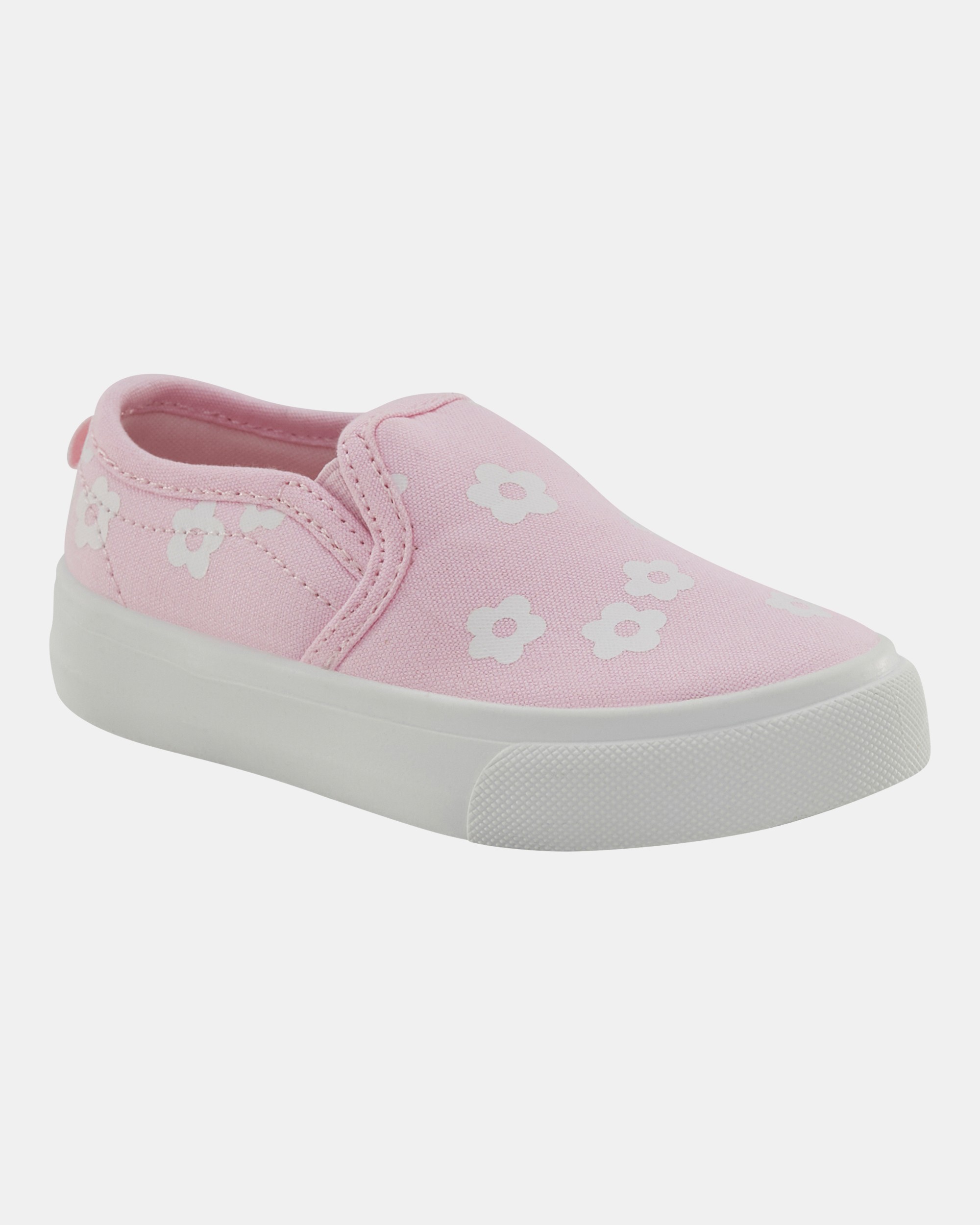 Toddler Slip-On Floral Sneakers - Pink