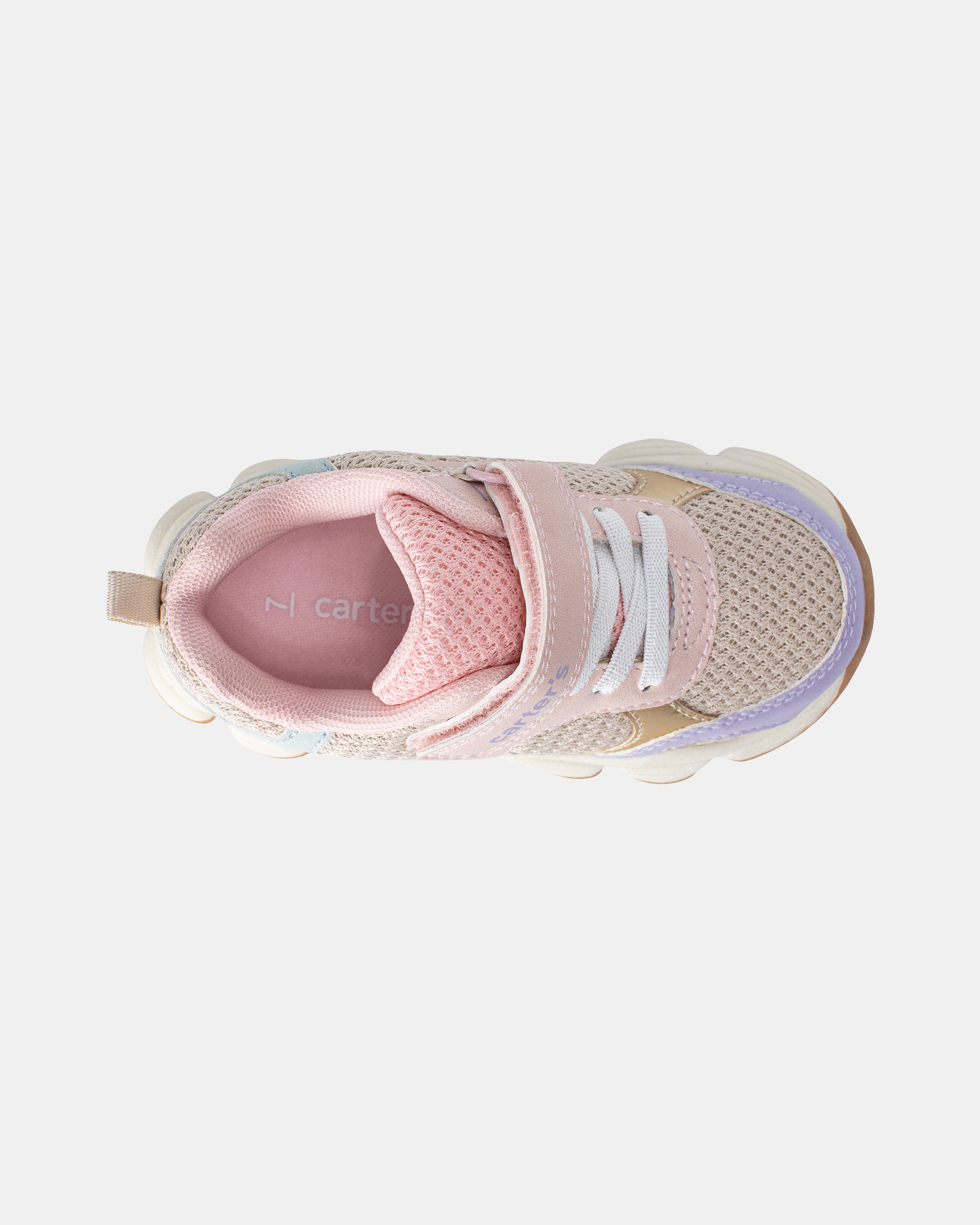 Toddler Girl Athletic Sneakers - White/Pink
