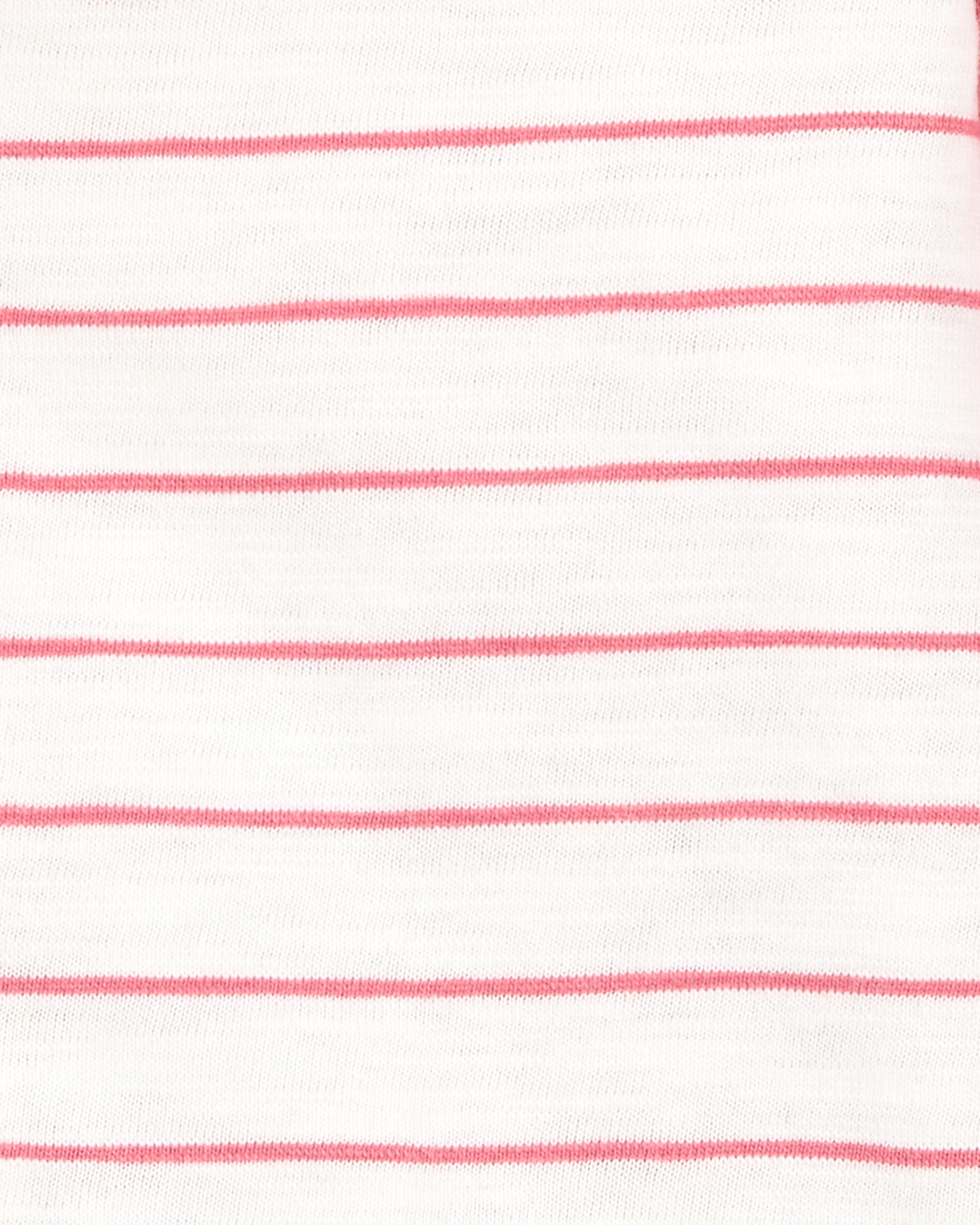 Baby Boy 3-Piece Striped Outfit Set - Red