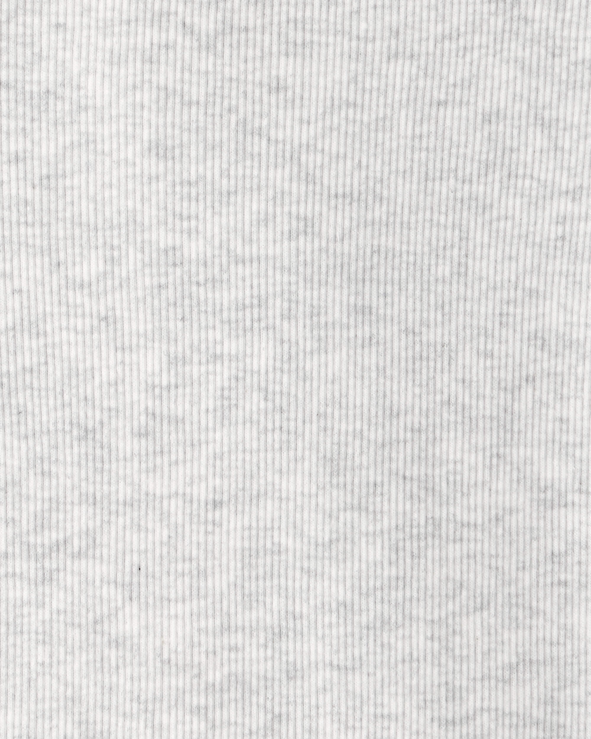 Girls Rib Top - Grey