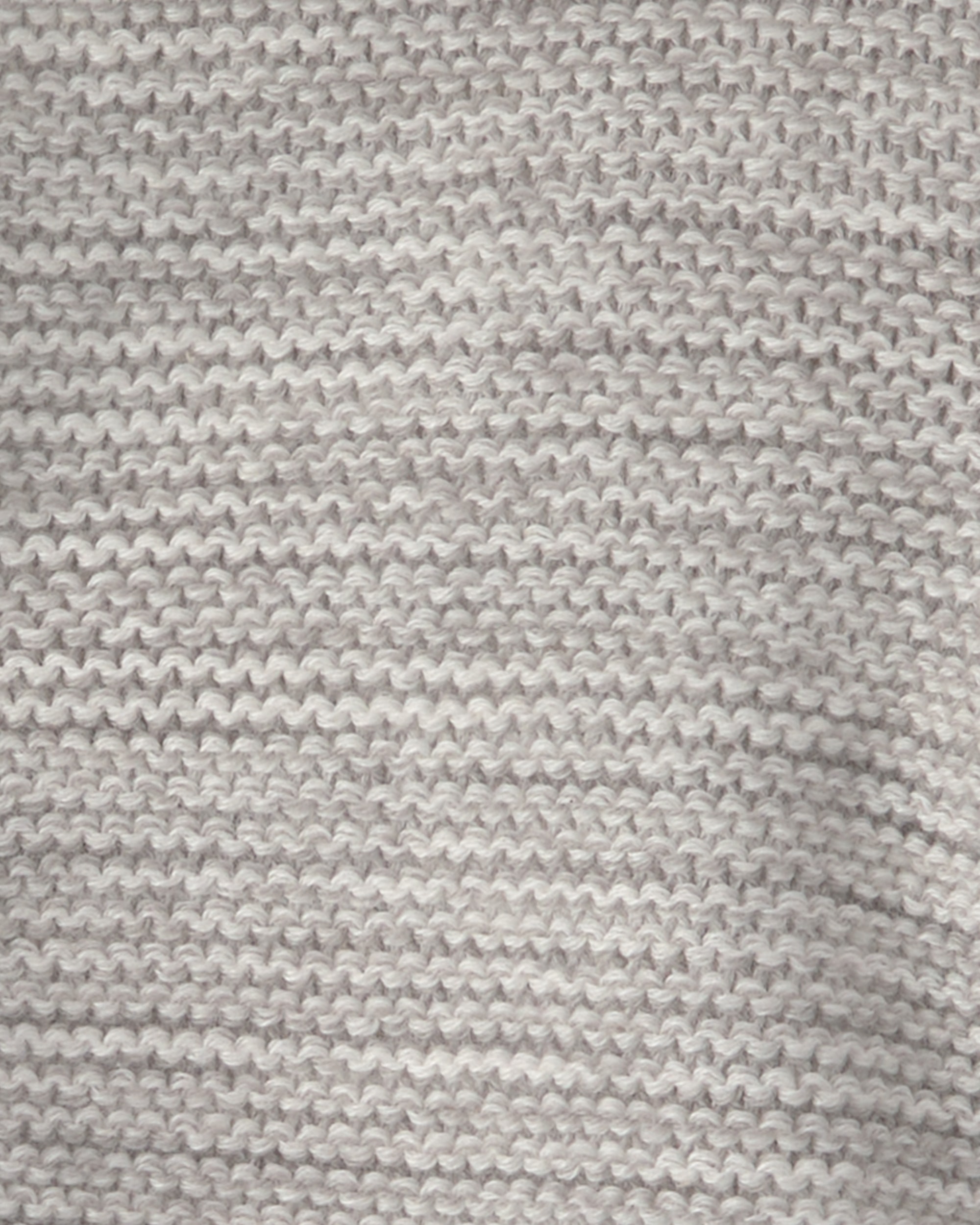 Baby Bear Sweater Knit Hooded Jacket - Grey
