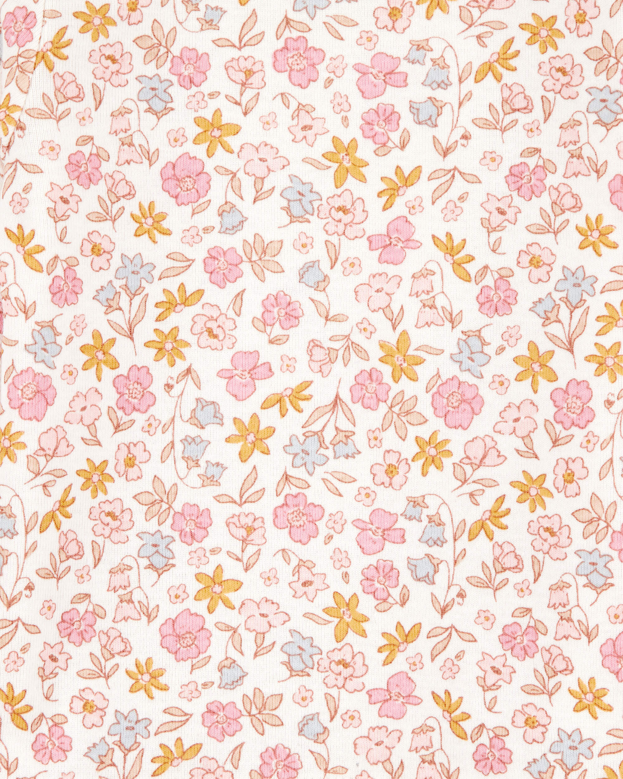 Baby 2-Piece Floral Long-Sleeve Tee & Coverall Set