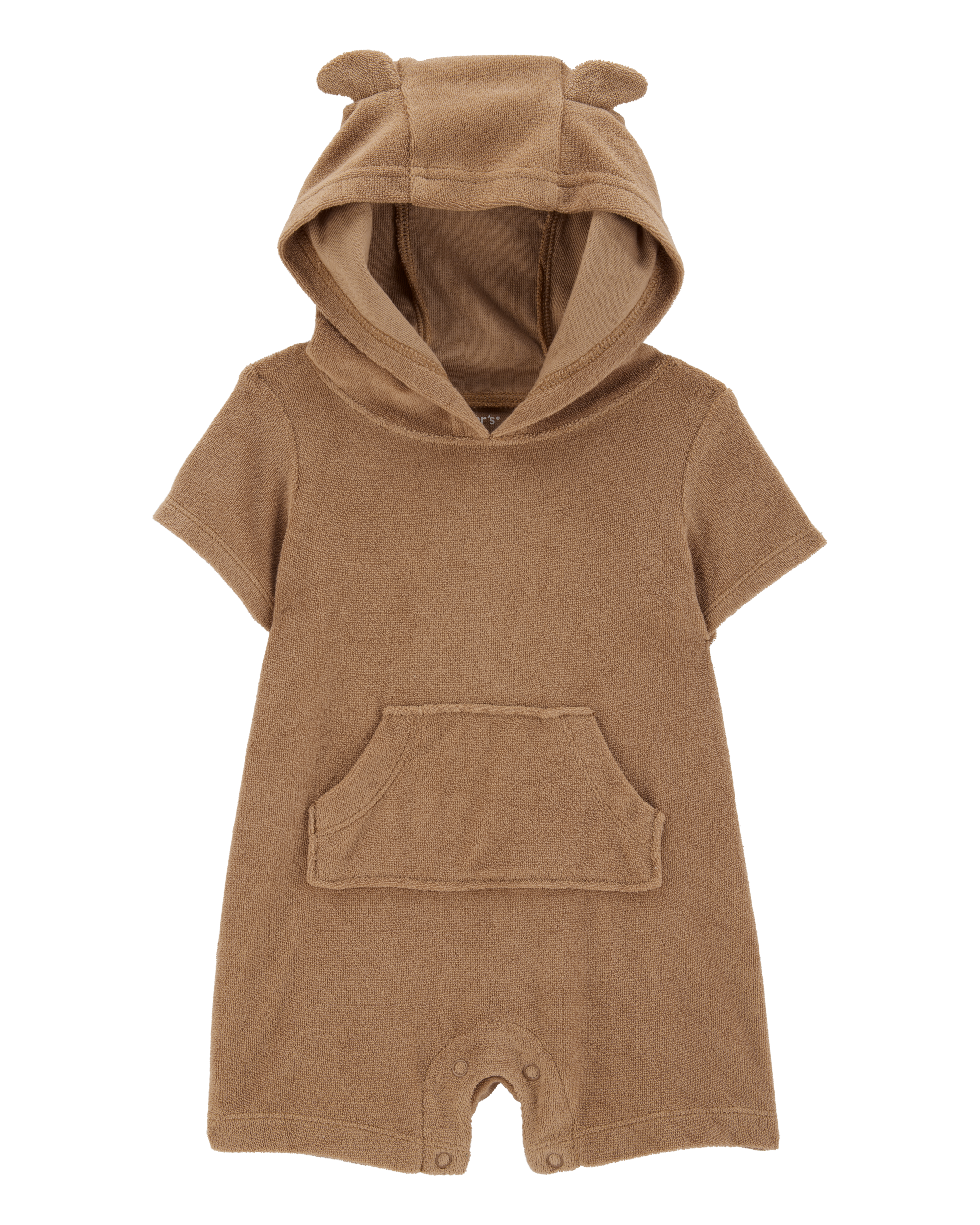 Baby Bear Hood Fastening Romper