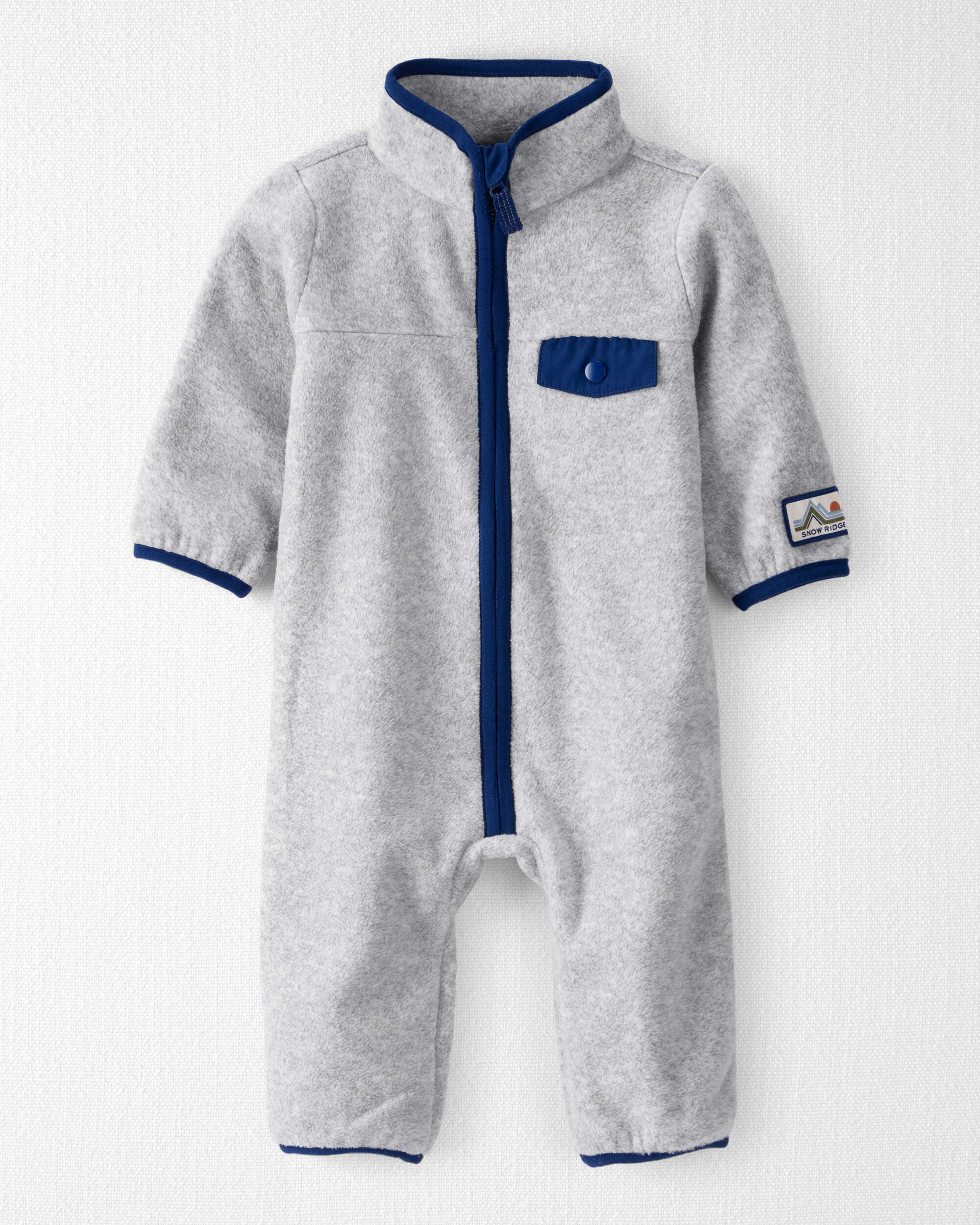 Baby Recycled Microfleece Jumpsuit
