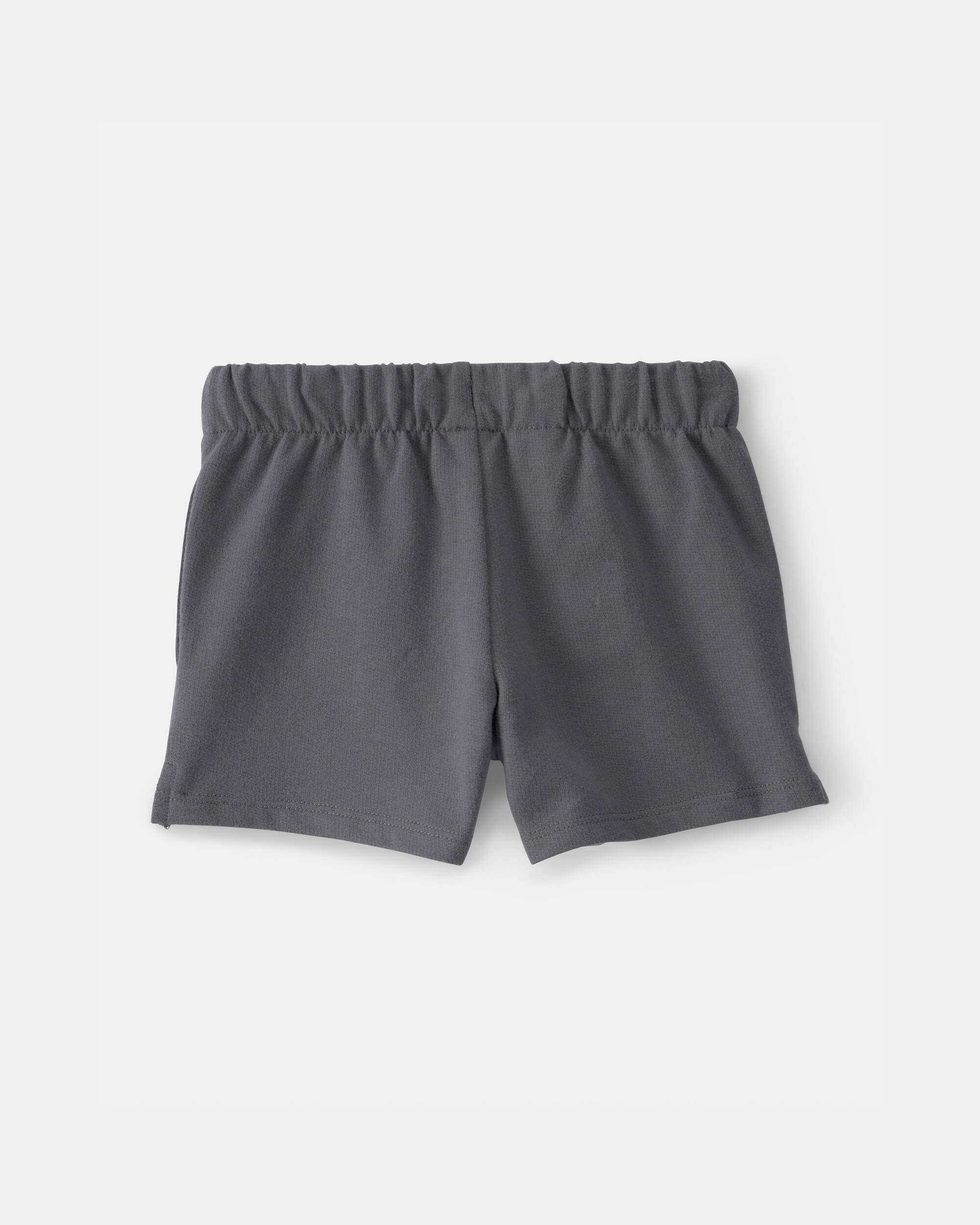 Toddler Girl French Terry Shorts - Grey