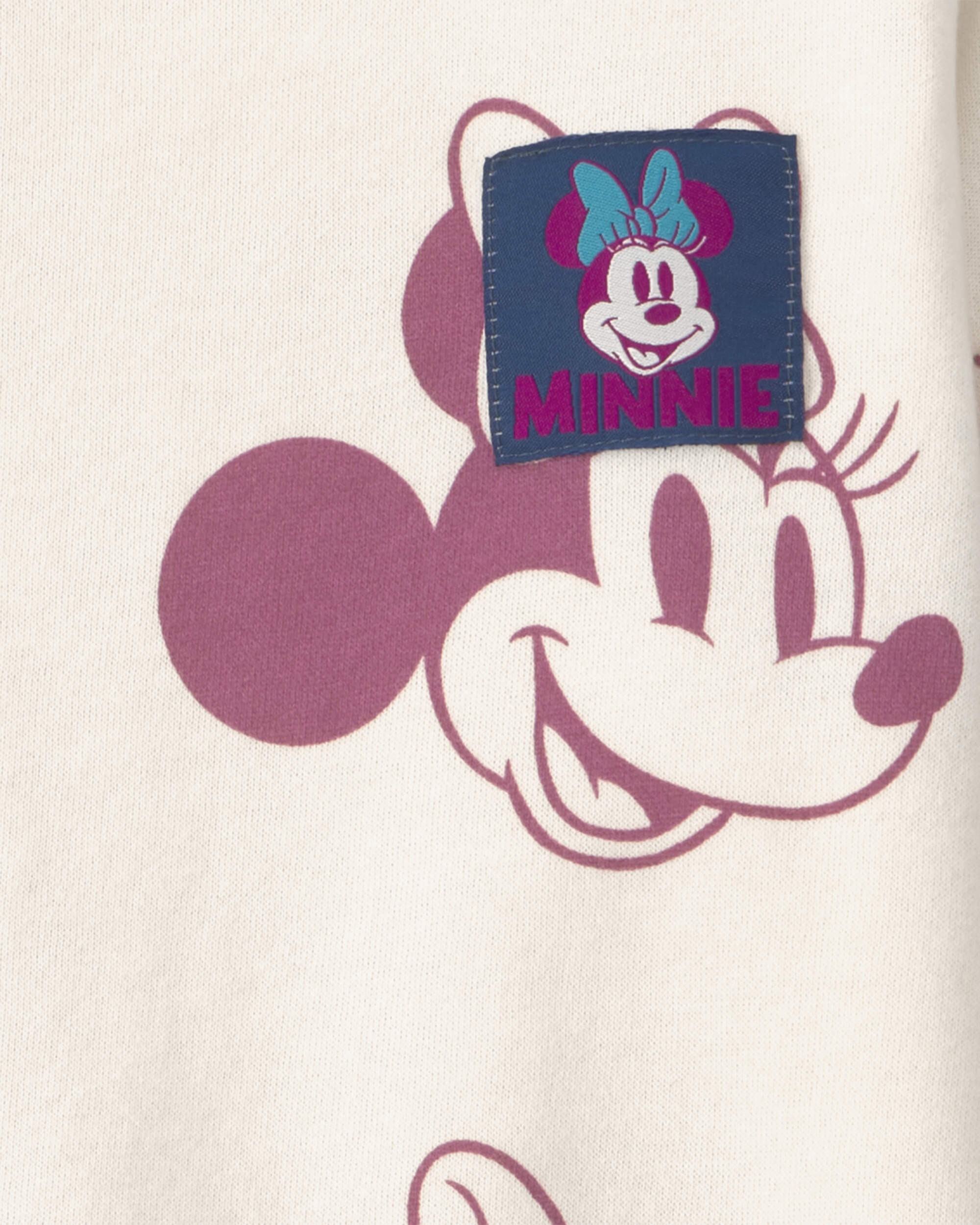 Disney© Minnie Mouse Fleece Pullover Sweatshirt - Cream