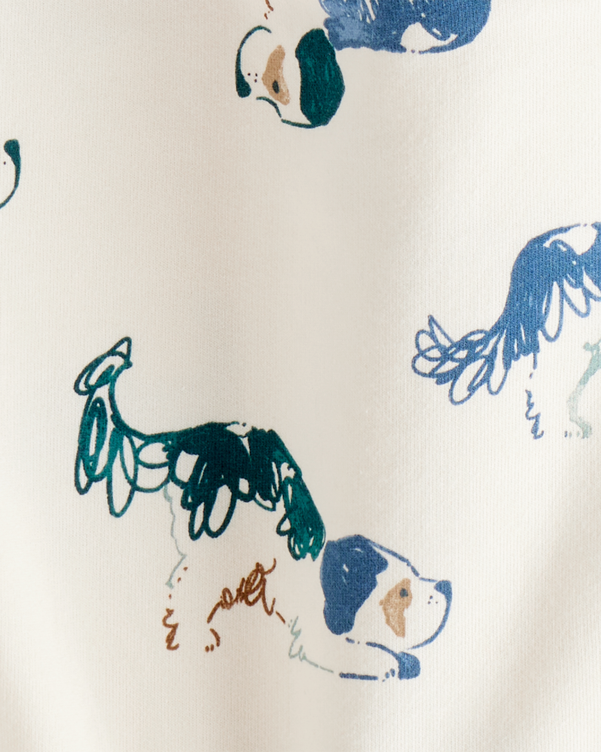 Toddler Boy 2-Piece DayDream Fleece Dog Zip-Up Jacket & Jogger Pant Set