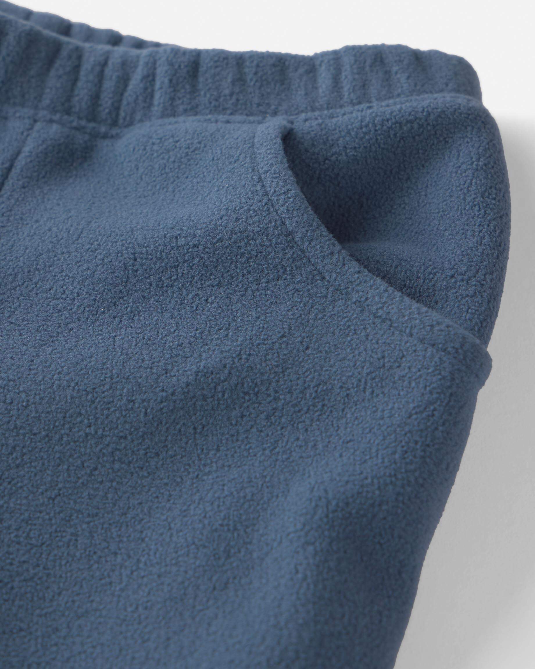 Baby Boy 2-Piece Recycled Microfleece Top & Pant Set